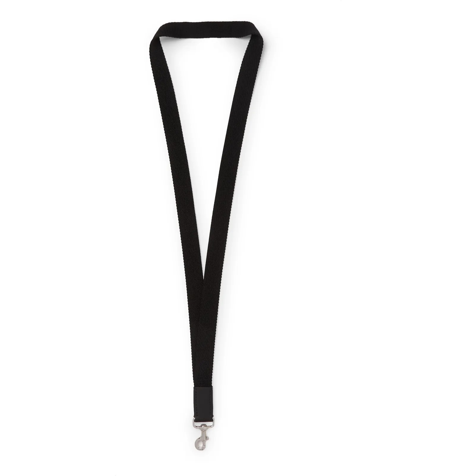 Valentino Garavani Logo-Print Leather-Trimmed Webbing Lanyard - 3