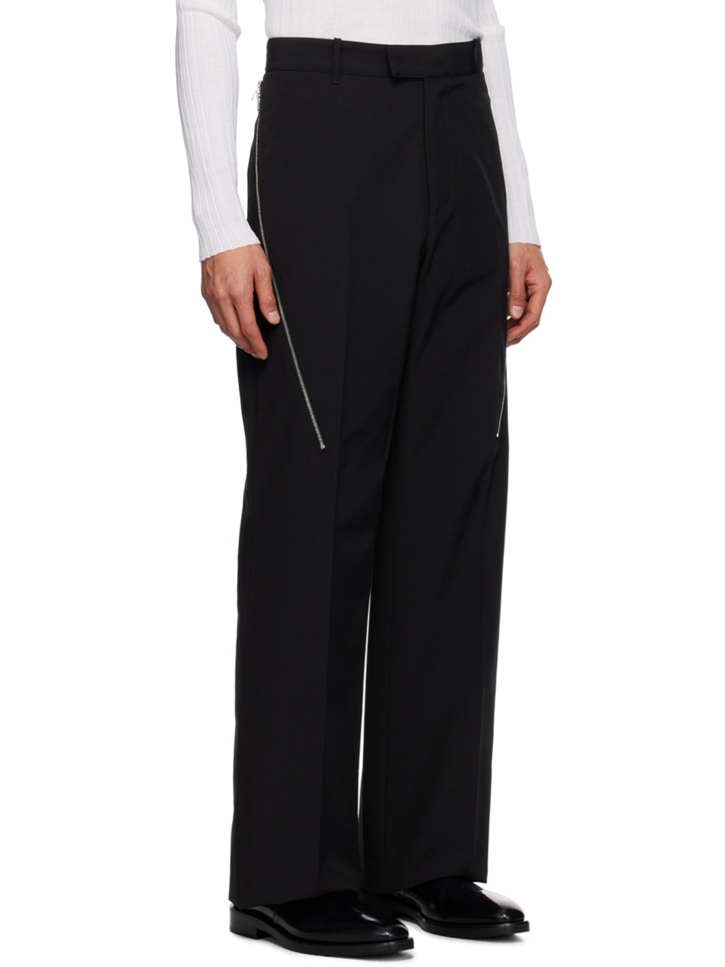 Black Tailored Trousers - 2