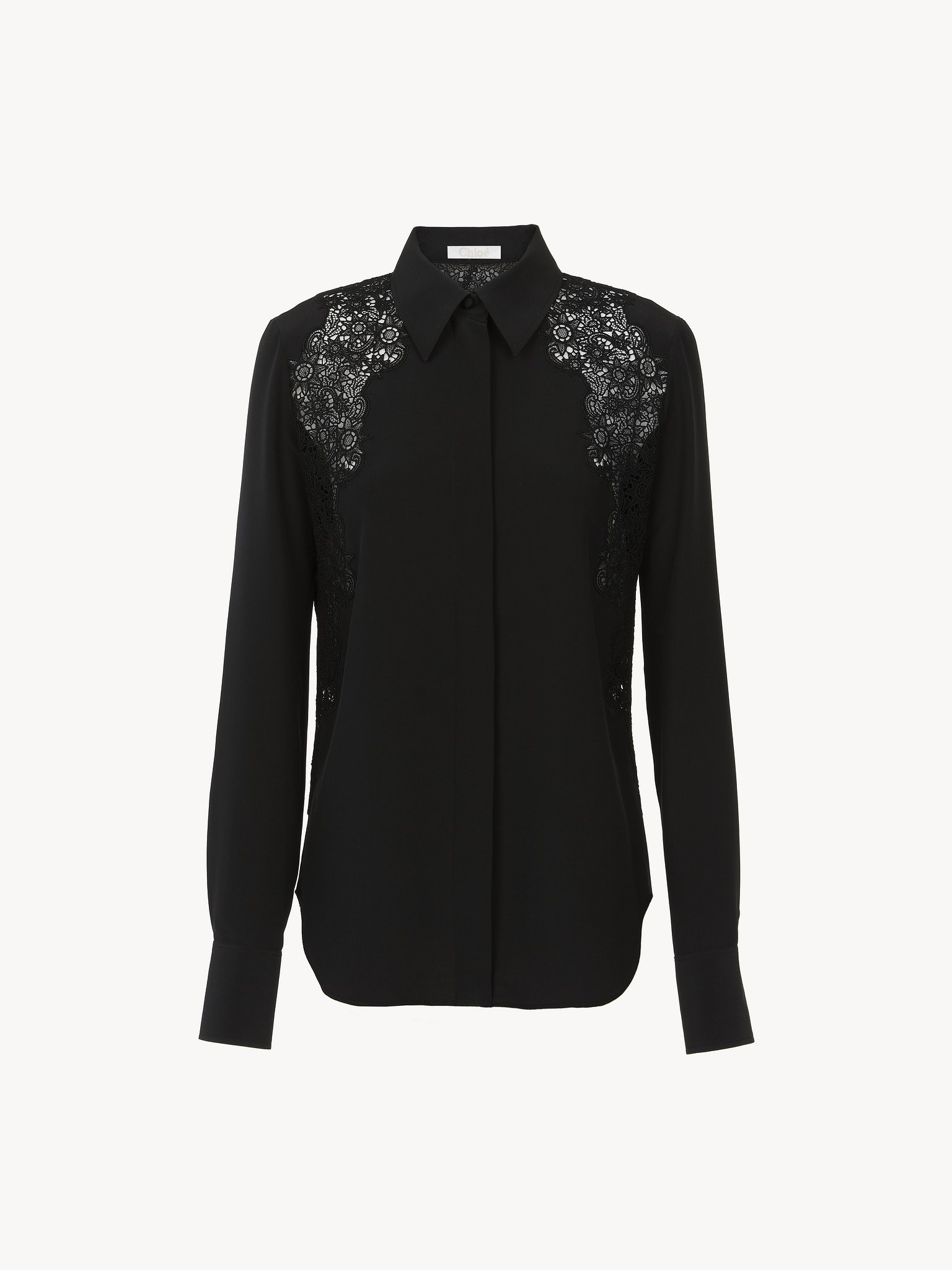 GUIPURE-DETAIL BLOUSE - 3