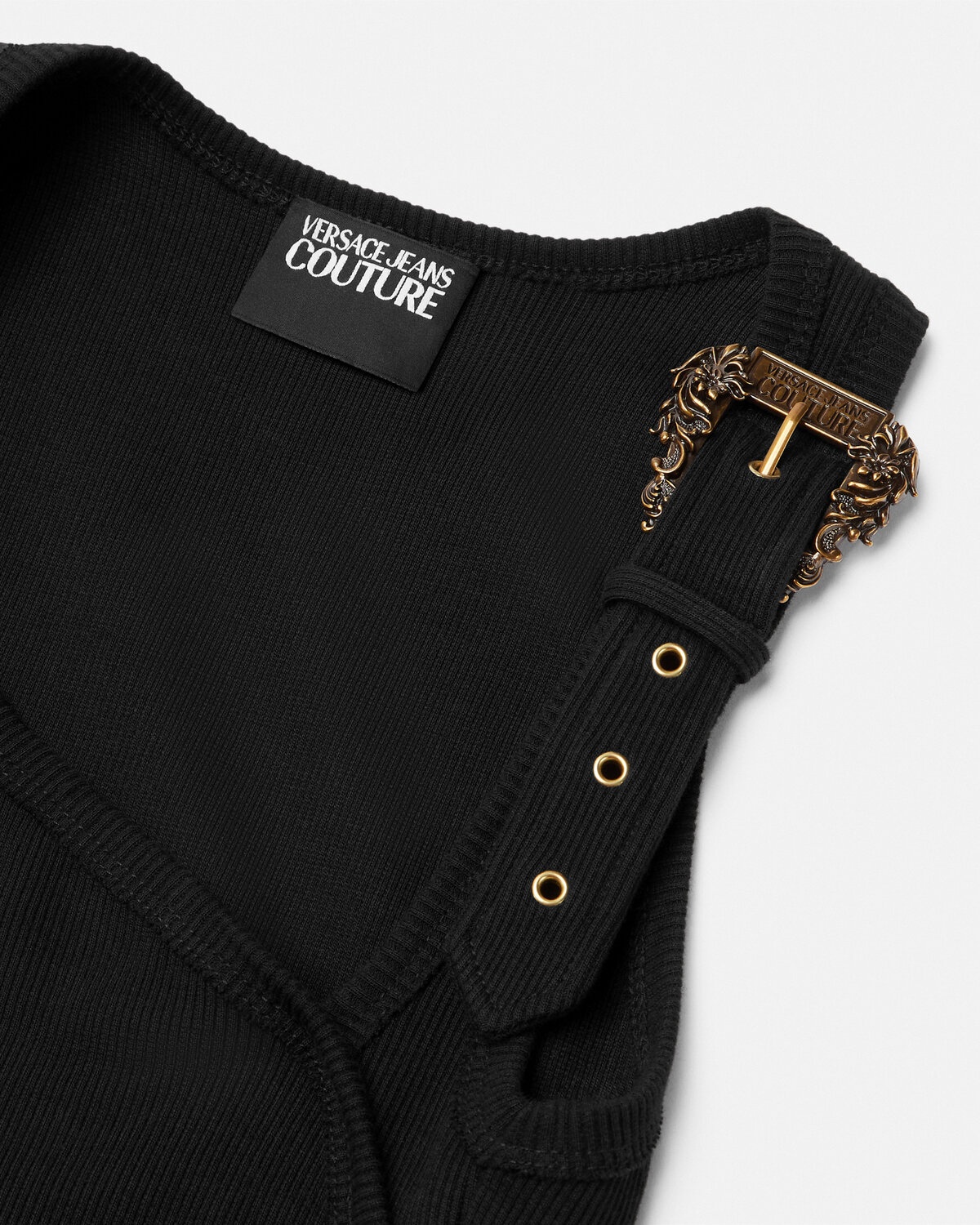 Baroque Buckle Long Dress - 2