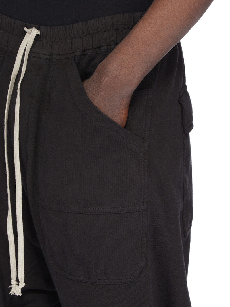 drawstring drop-crotch trousers 6