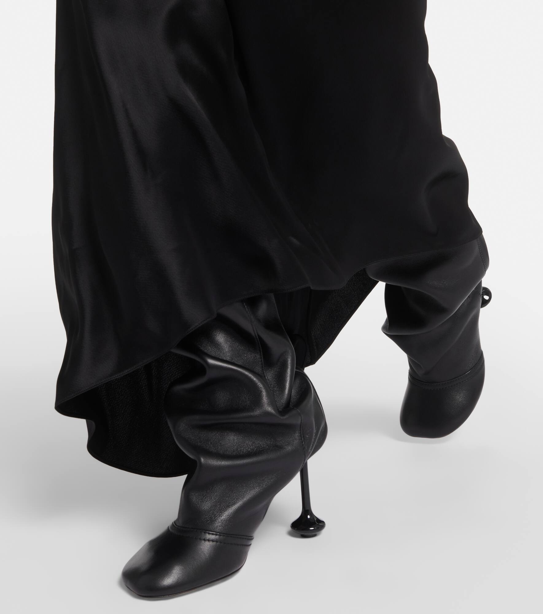 Toy leather over-the-knee boots - 4