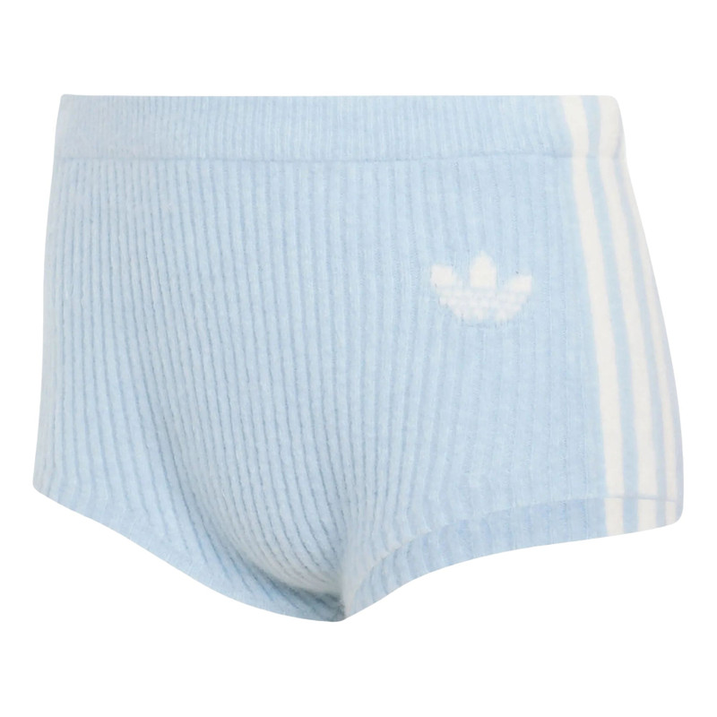 (WMNS) adidas x Jennie Knitted Short Shorts Asia Sizing 'Wonder Blue' LD8934 1