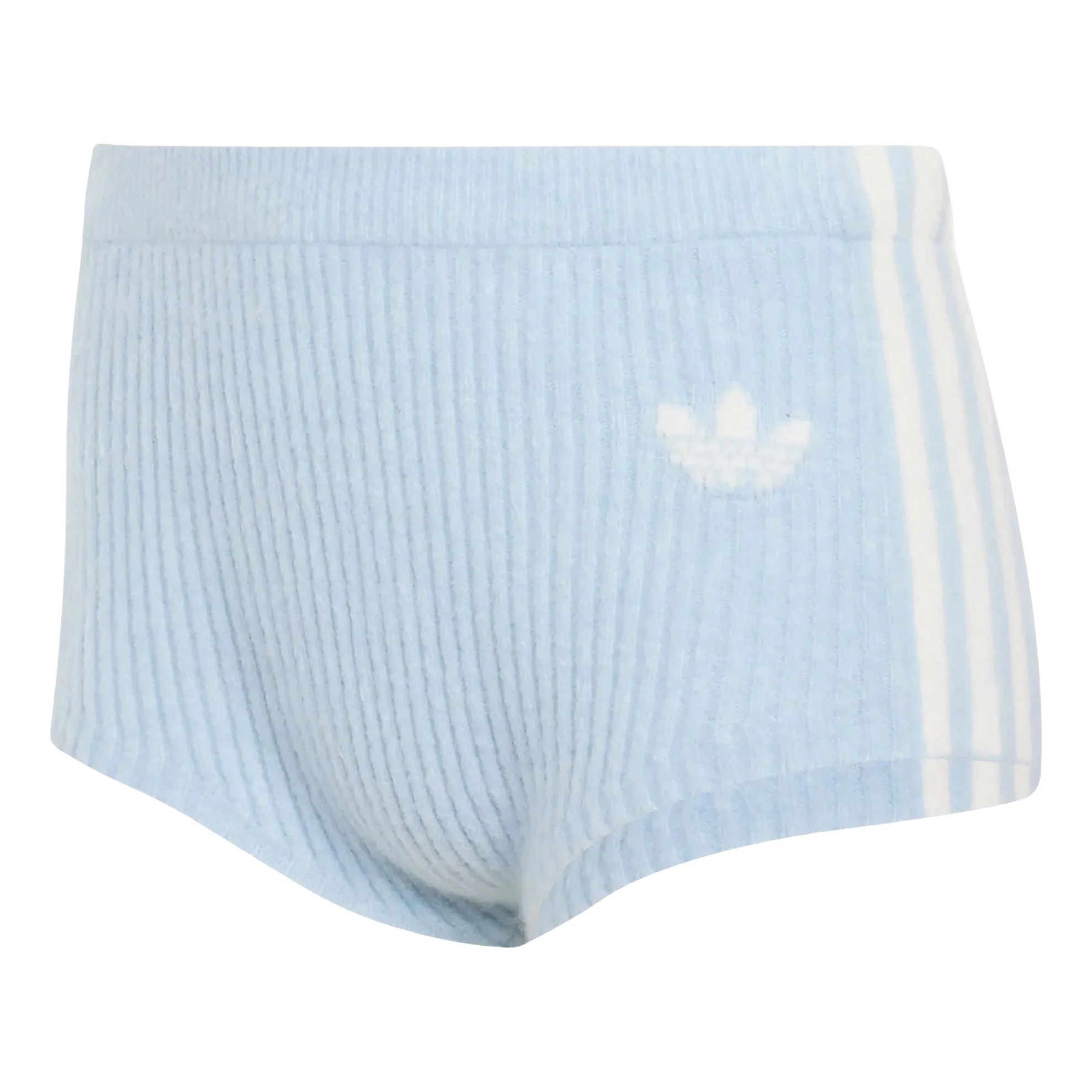 (WMNS) adidas x Jennie Knitted Short Shorts Asia Sizing 'Wonder Blue' LD8934 - 1