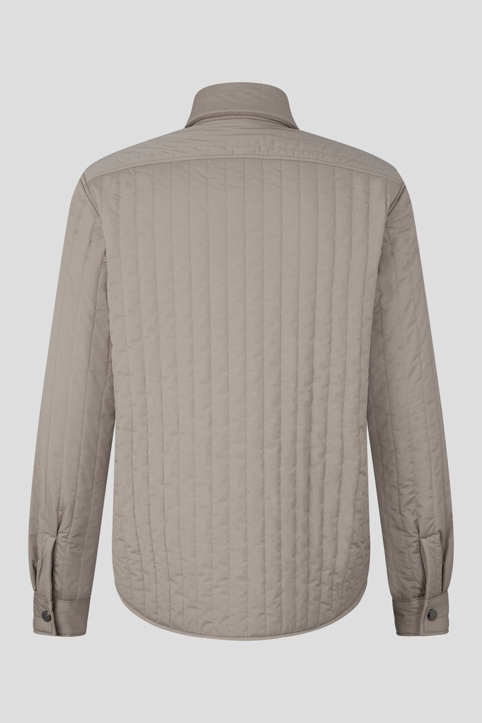 Olli Quilted shirt jacket in Beige - 3