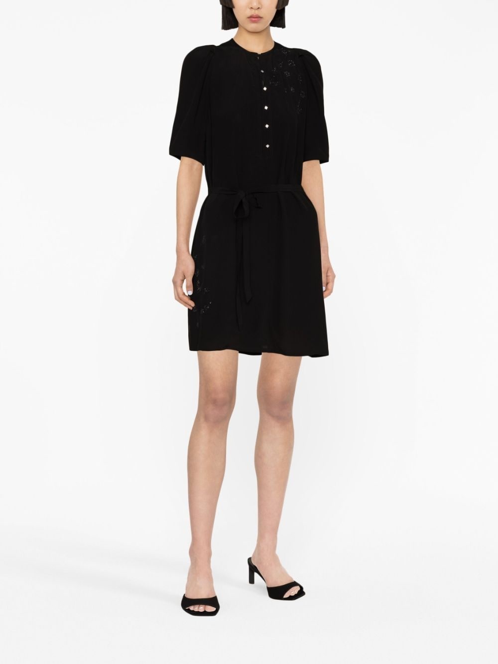 rhinestone-embellished mini dress - 2