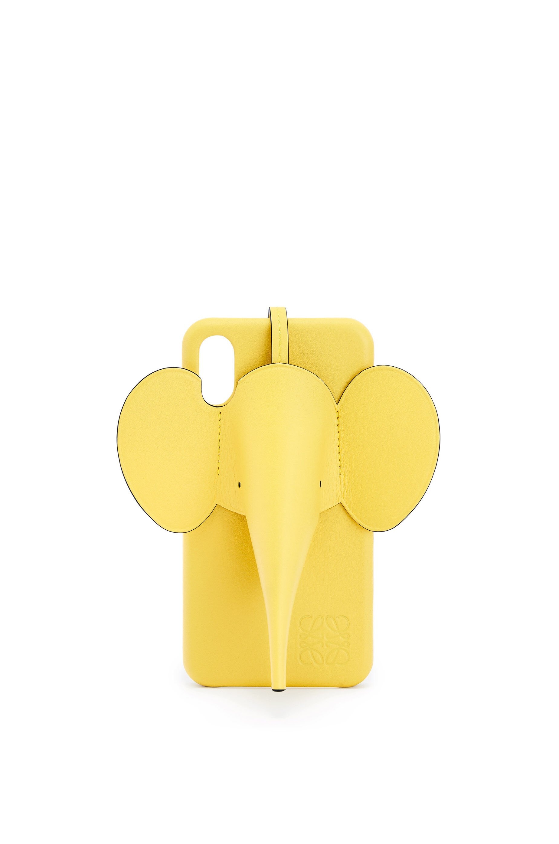 Elephant cover for iPhone X/XS in classic calfskin - 1