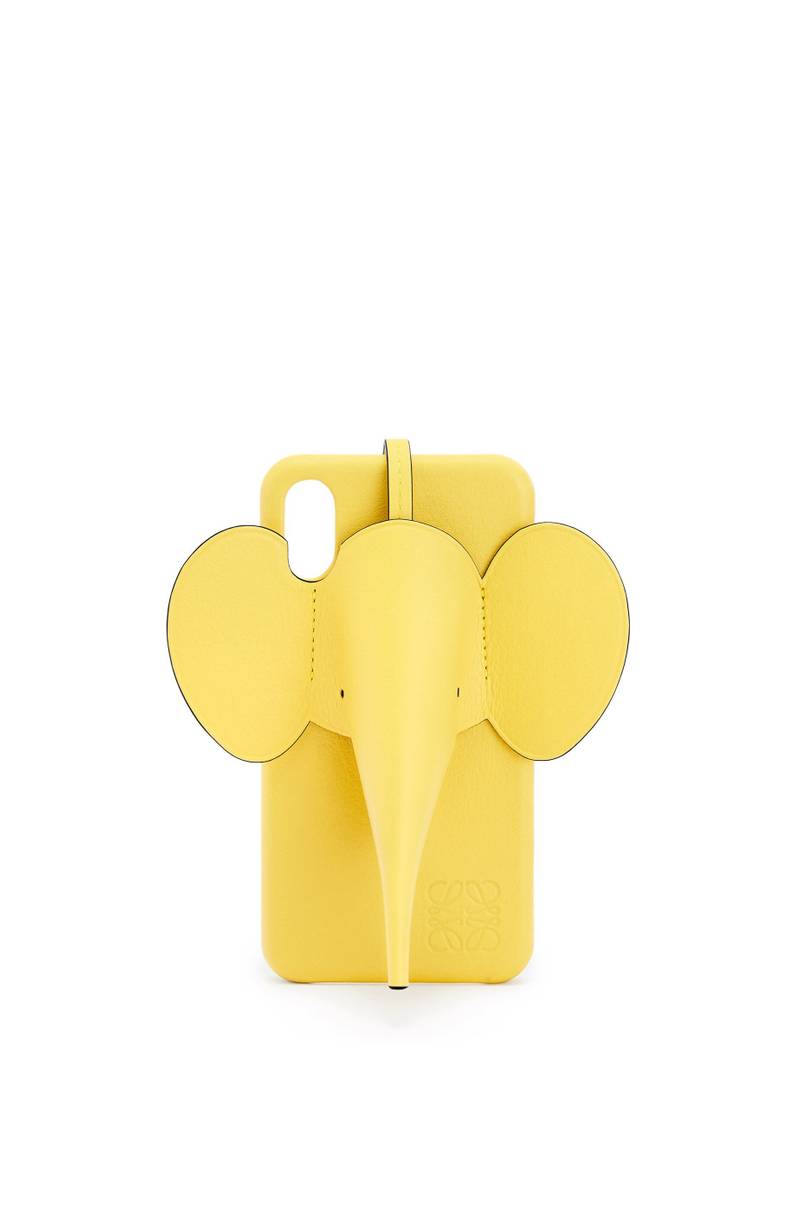 Elephant cover for iPhone X/XS in classic calfskin 1