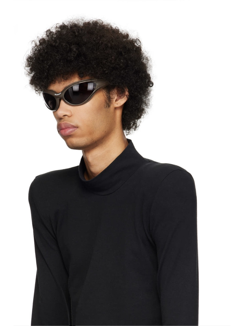 Gray Dynamo Round Sunglasses 4