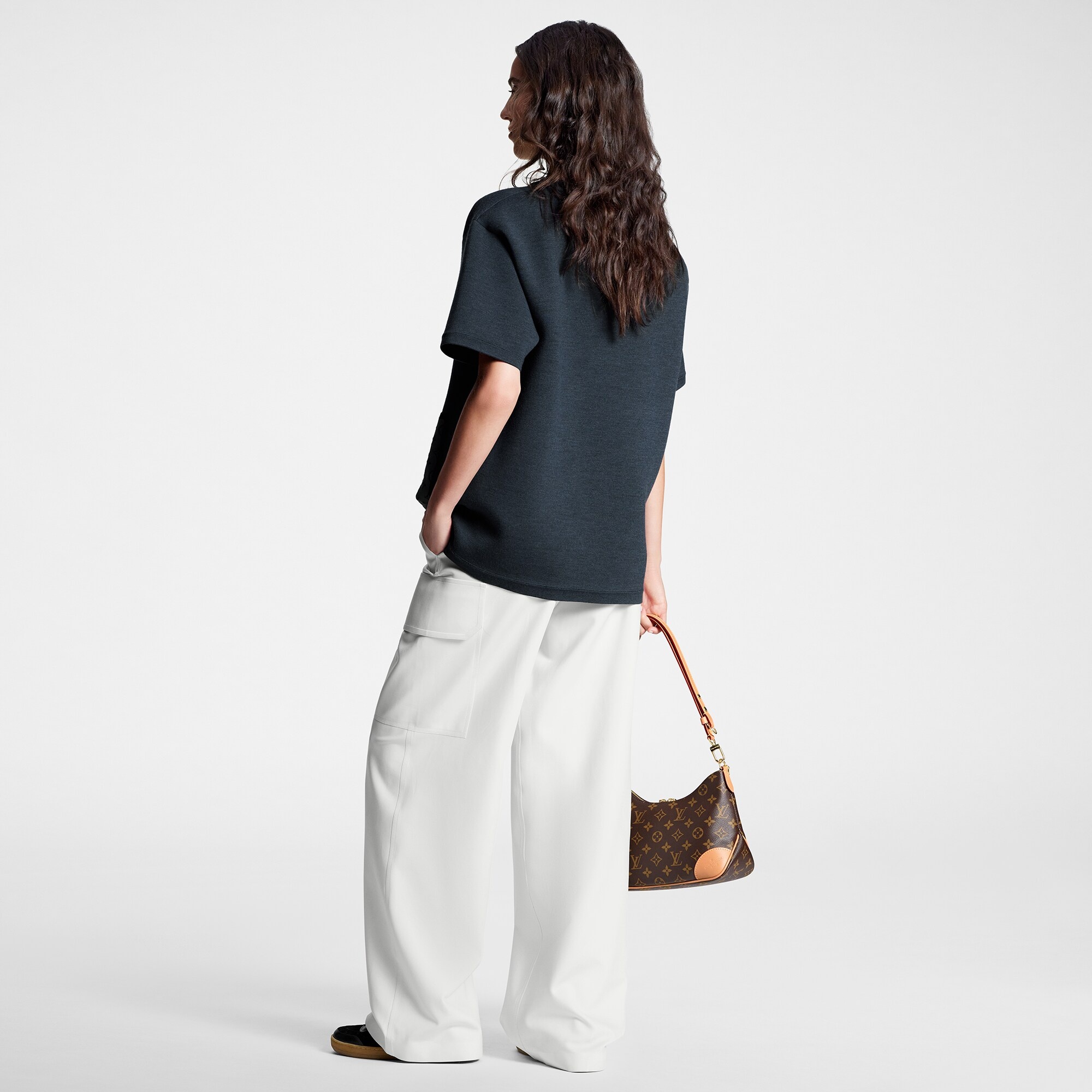 Monogram Pocket Knit T-Shirt - 3