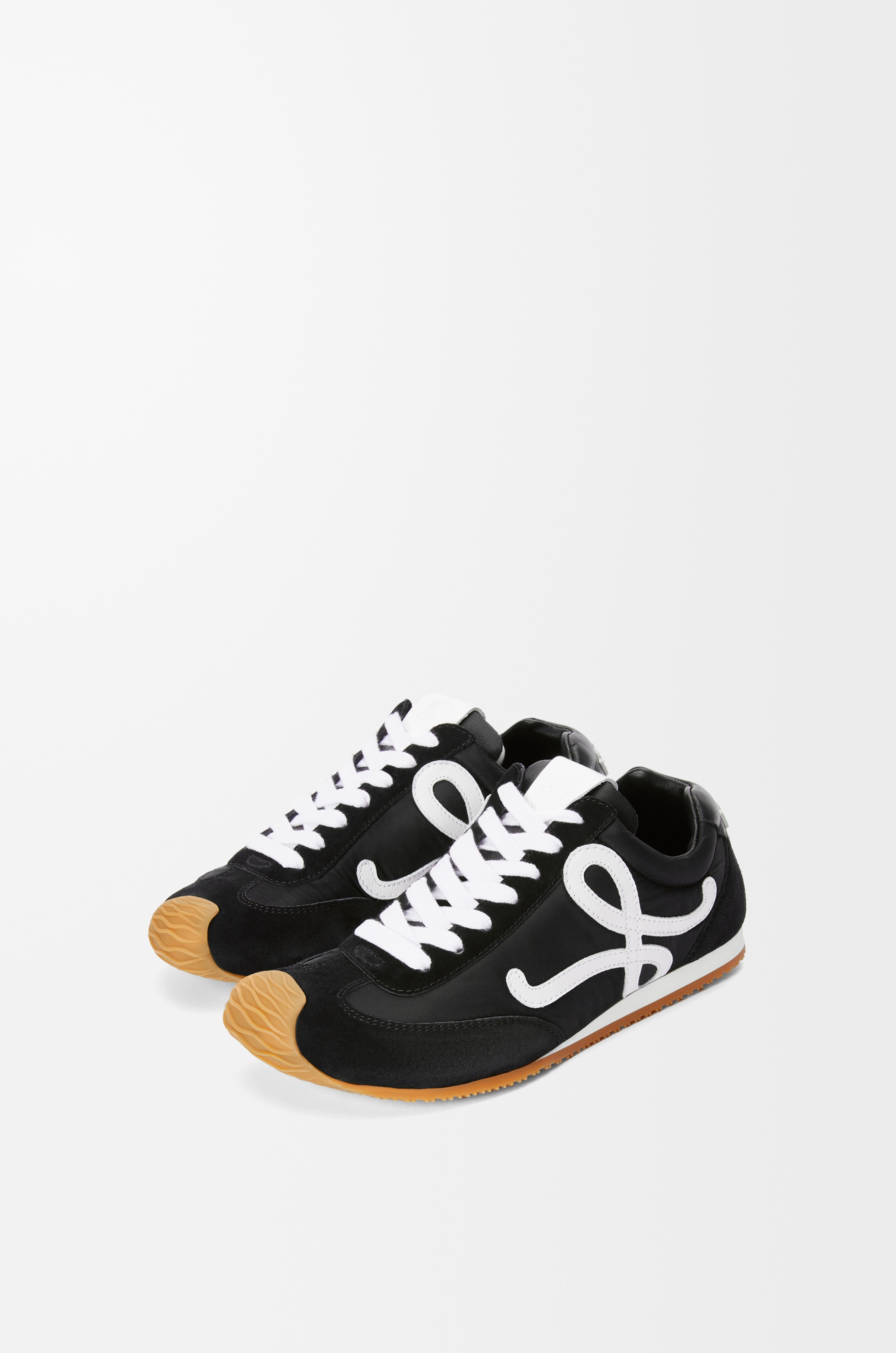 Ballet Runner 2.0 in nylon and calfskin - 3