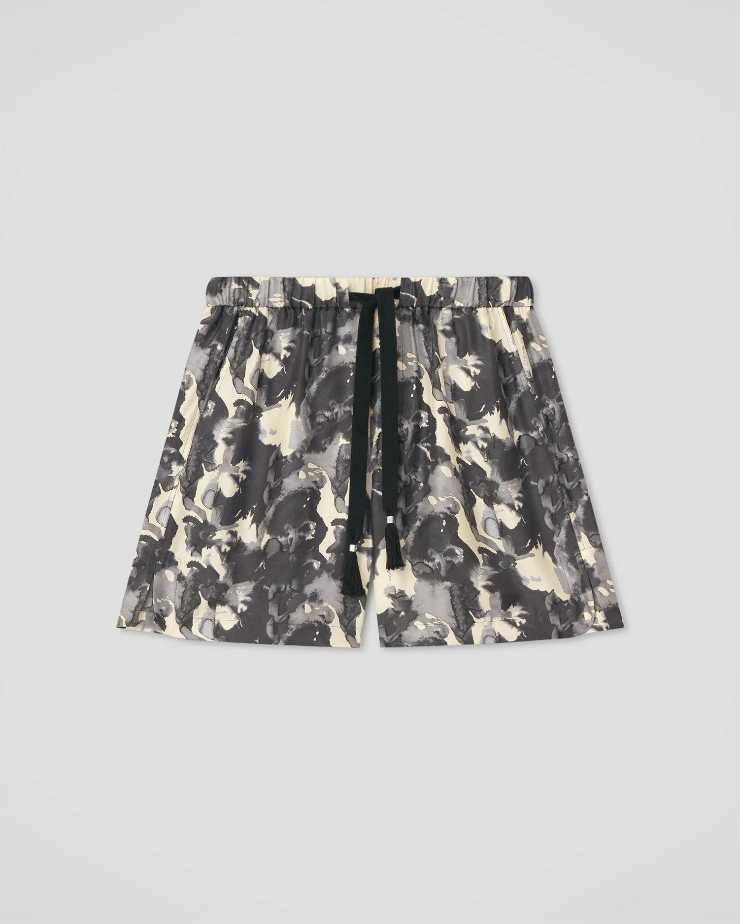 Twill Silk Shorts - 1