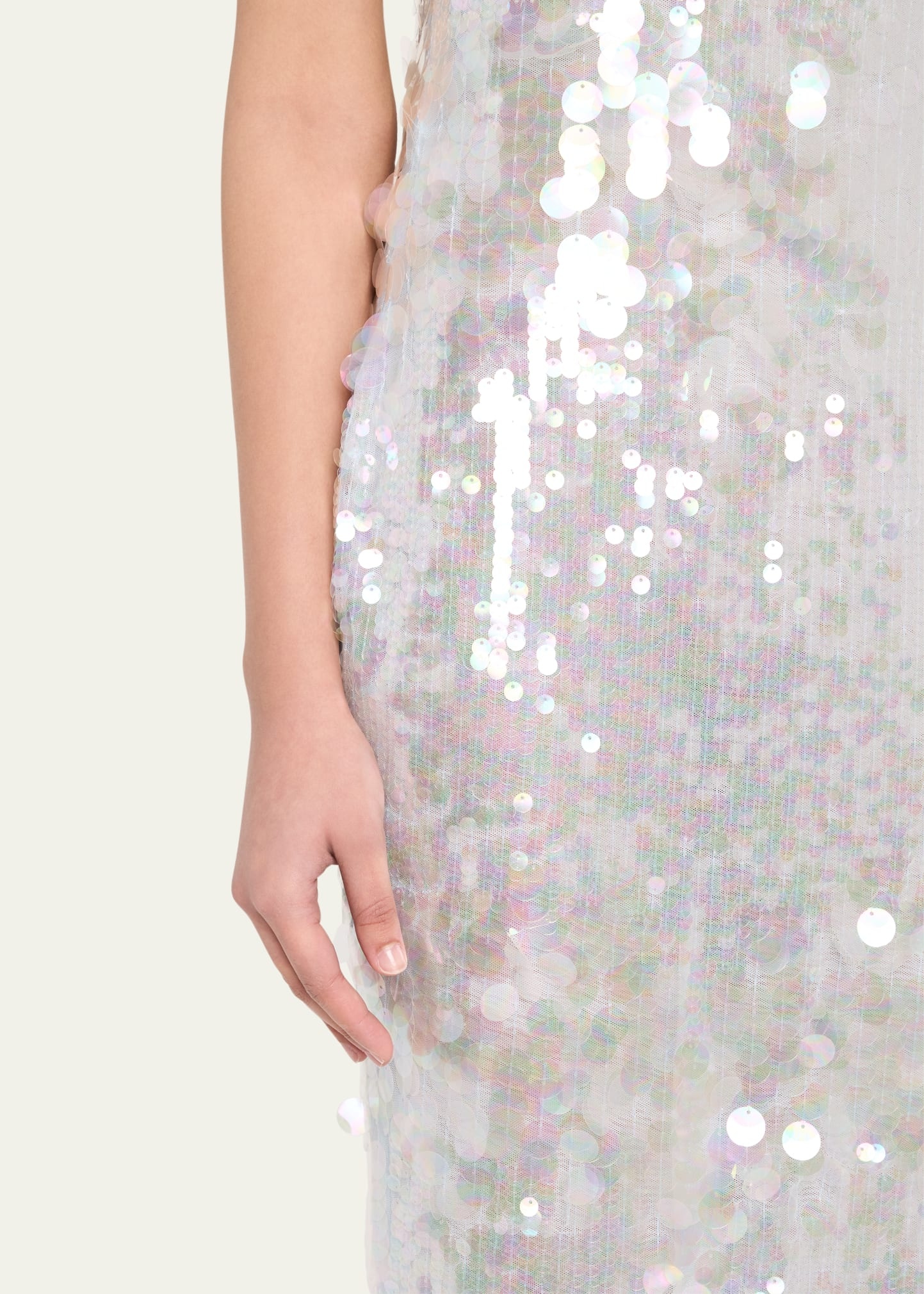 Alana Sleeveless Sequined Midi Dress - 5