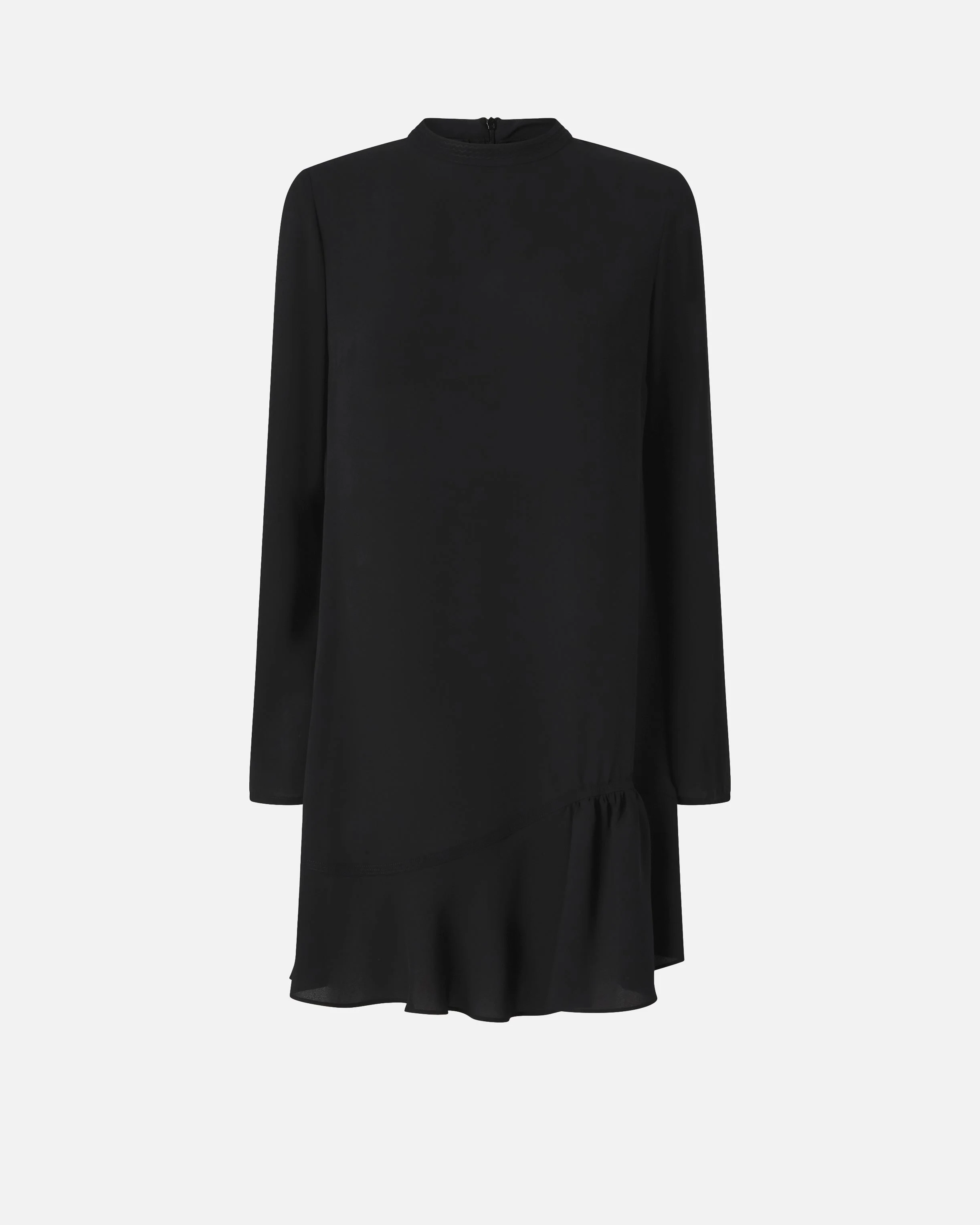 SOFT SHORT TECHNICAL CREPE DRESS - 1