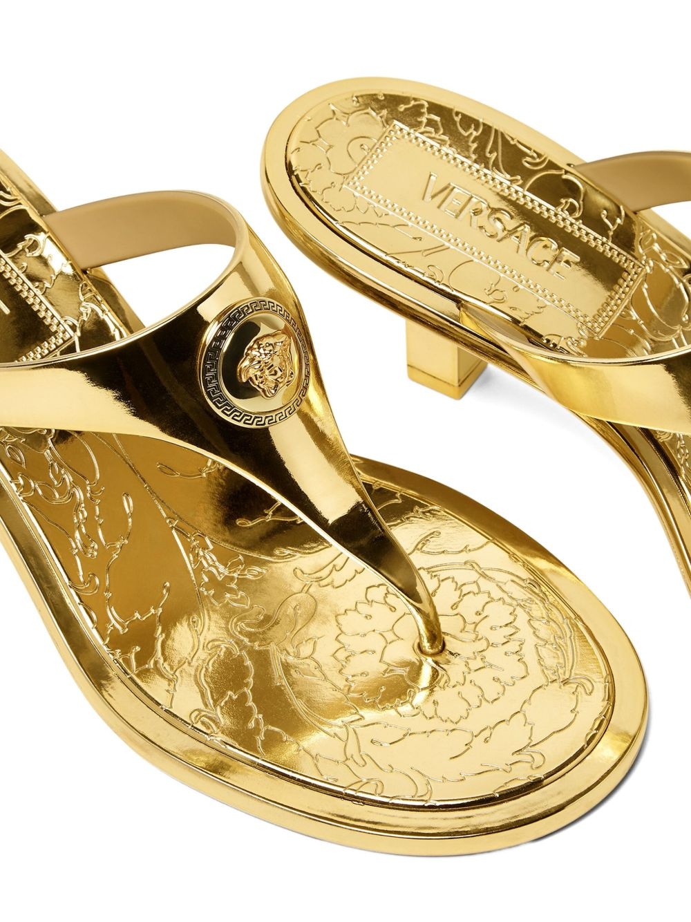 55mm Alia metallic mules - 5