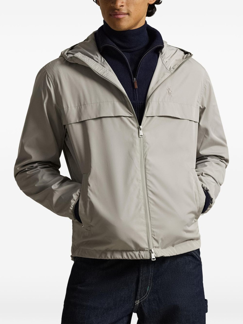 hooded zip-fastening jacket 3