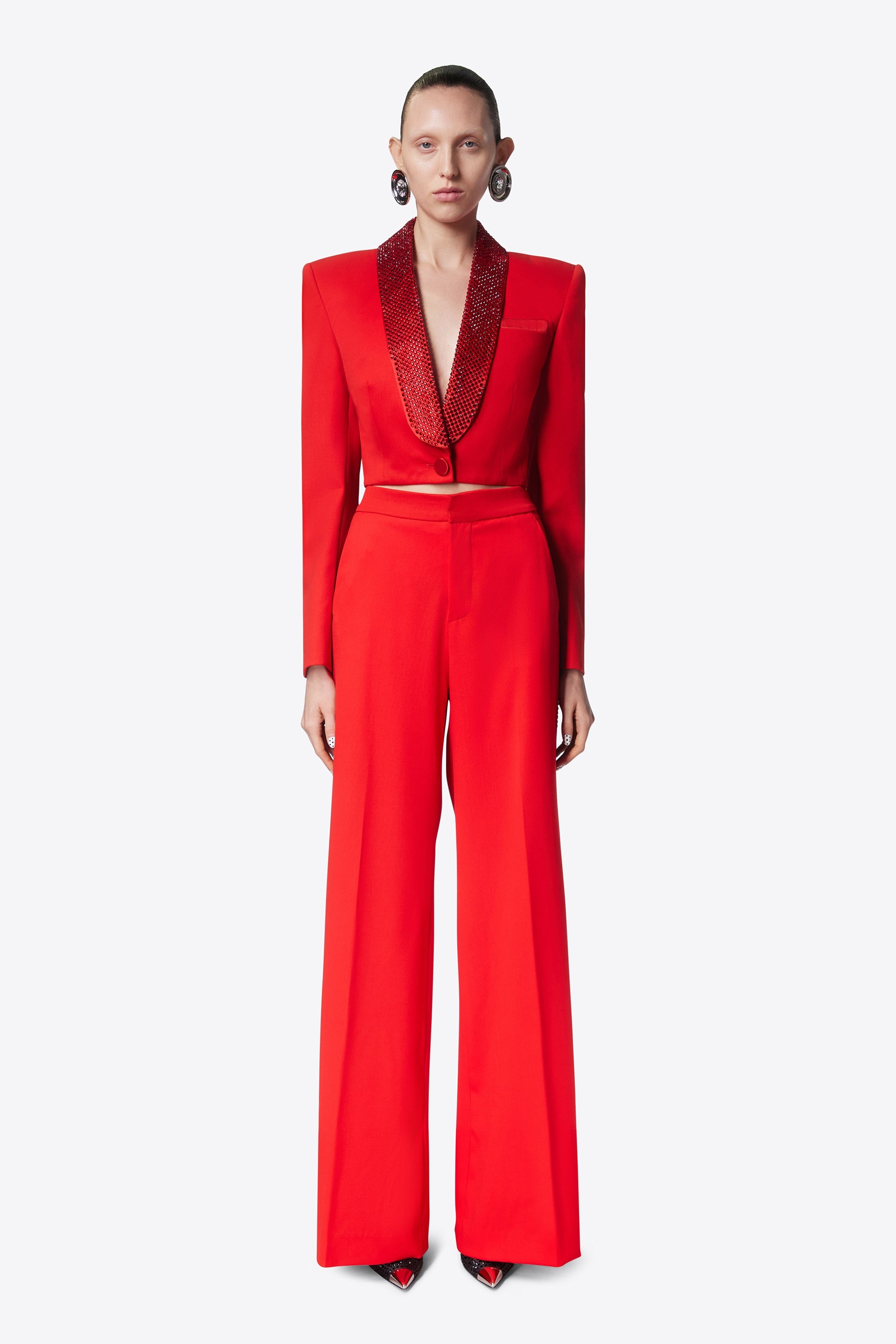 CRYSTAL EMBELLISHED TROUSER - 5