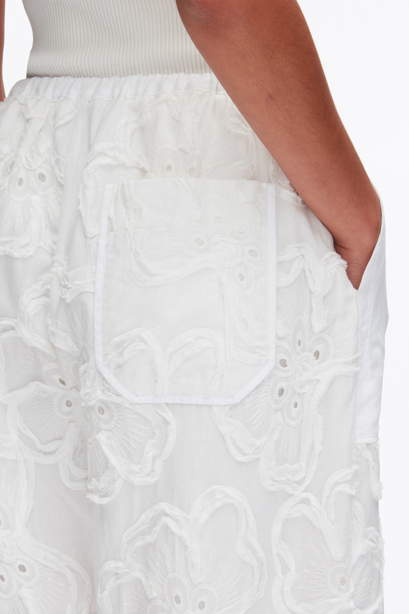 Embroidered Straight Leg Pull On Pants 7