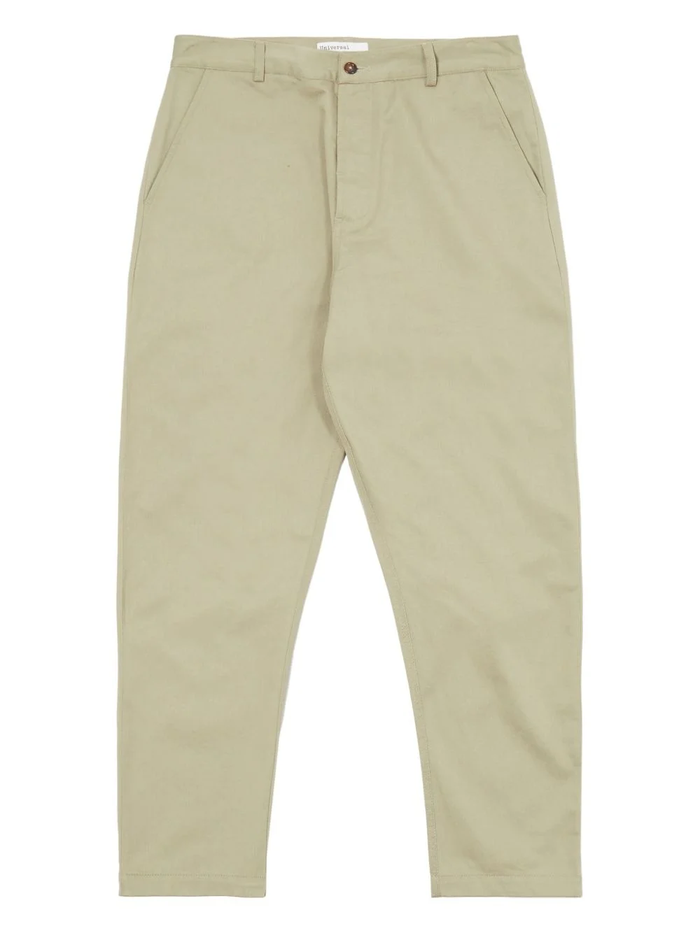 twill chino trousers - 1