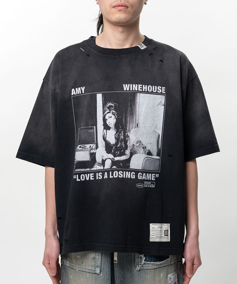 "U/MUSIC x MMY" AMY WINEHOUSE Print T-shirt 5