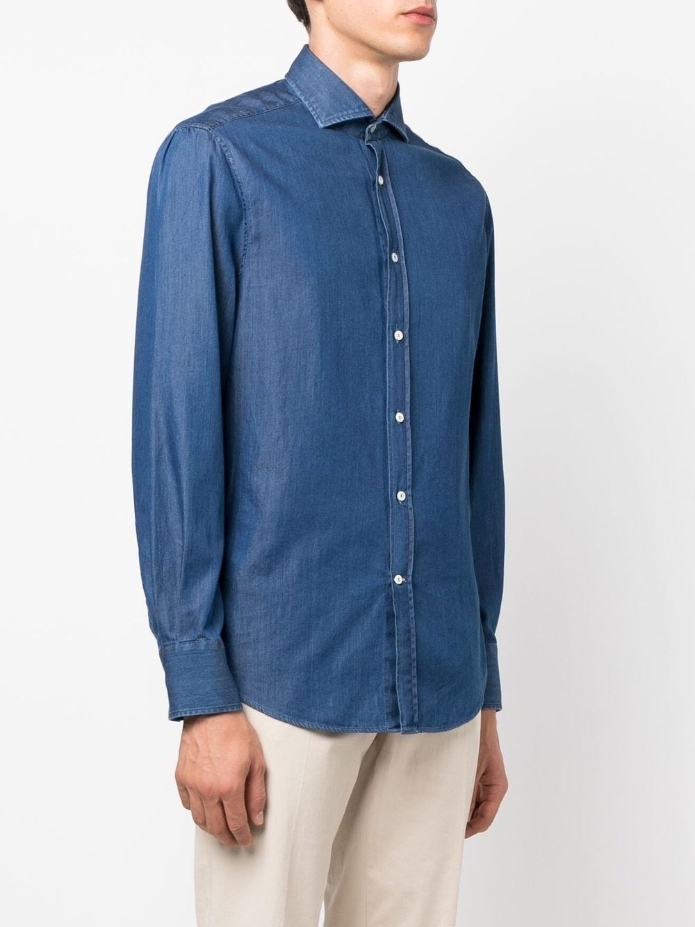 long-sleeve denim shirt - 3