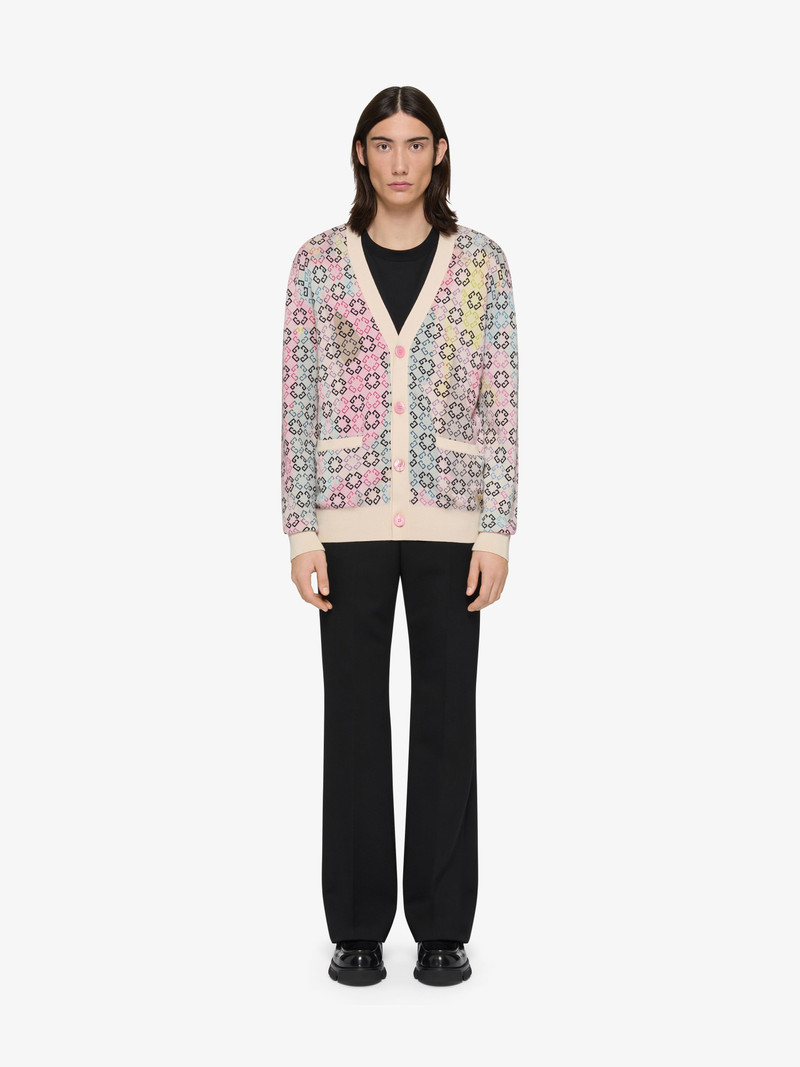Givenchy MULTICOLOR CARDIGAN IN MONOGRAM 72 COTTON outlook
