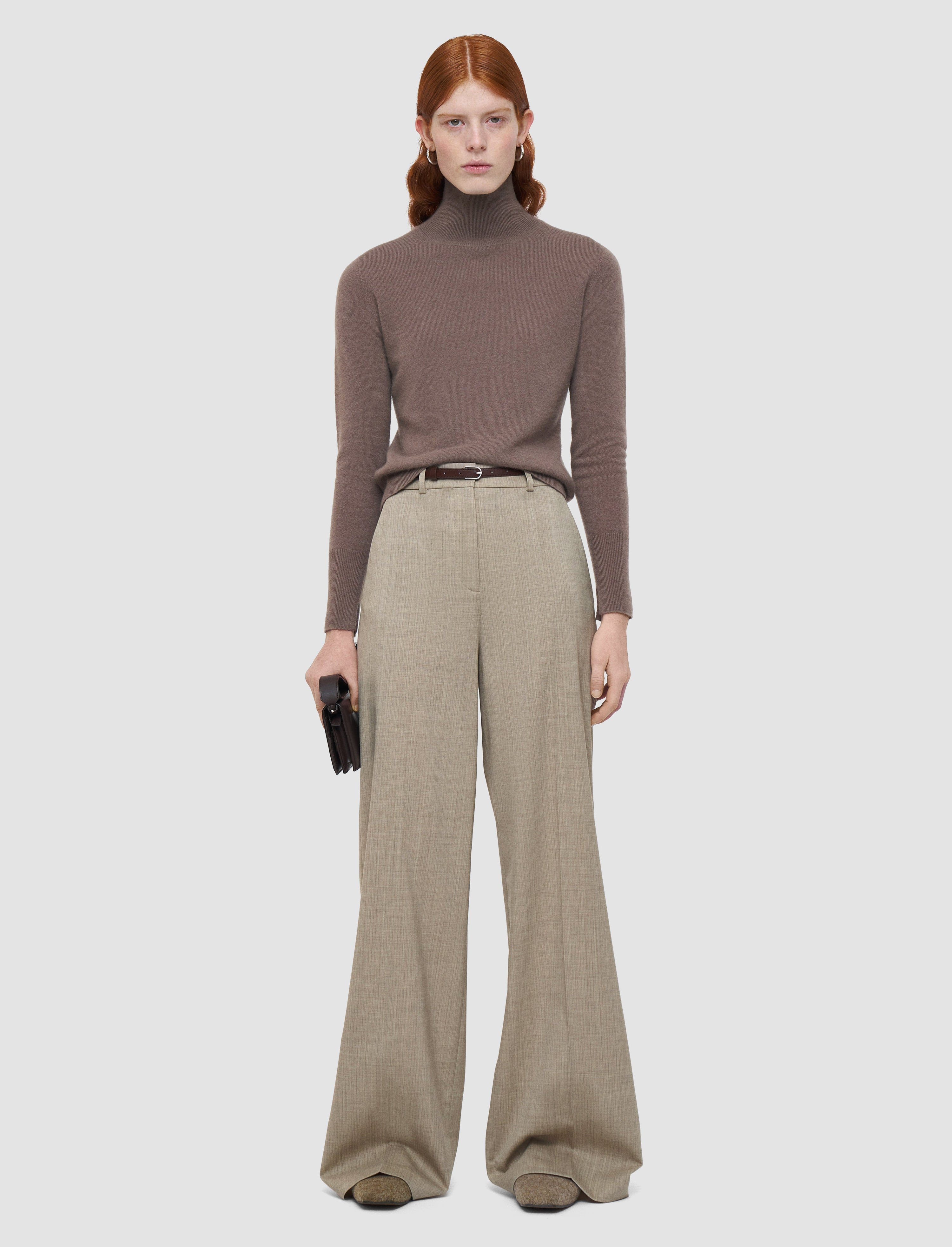 Alana Melange Wool Trousers - 6