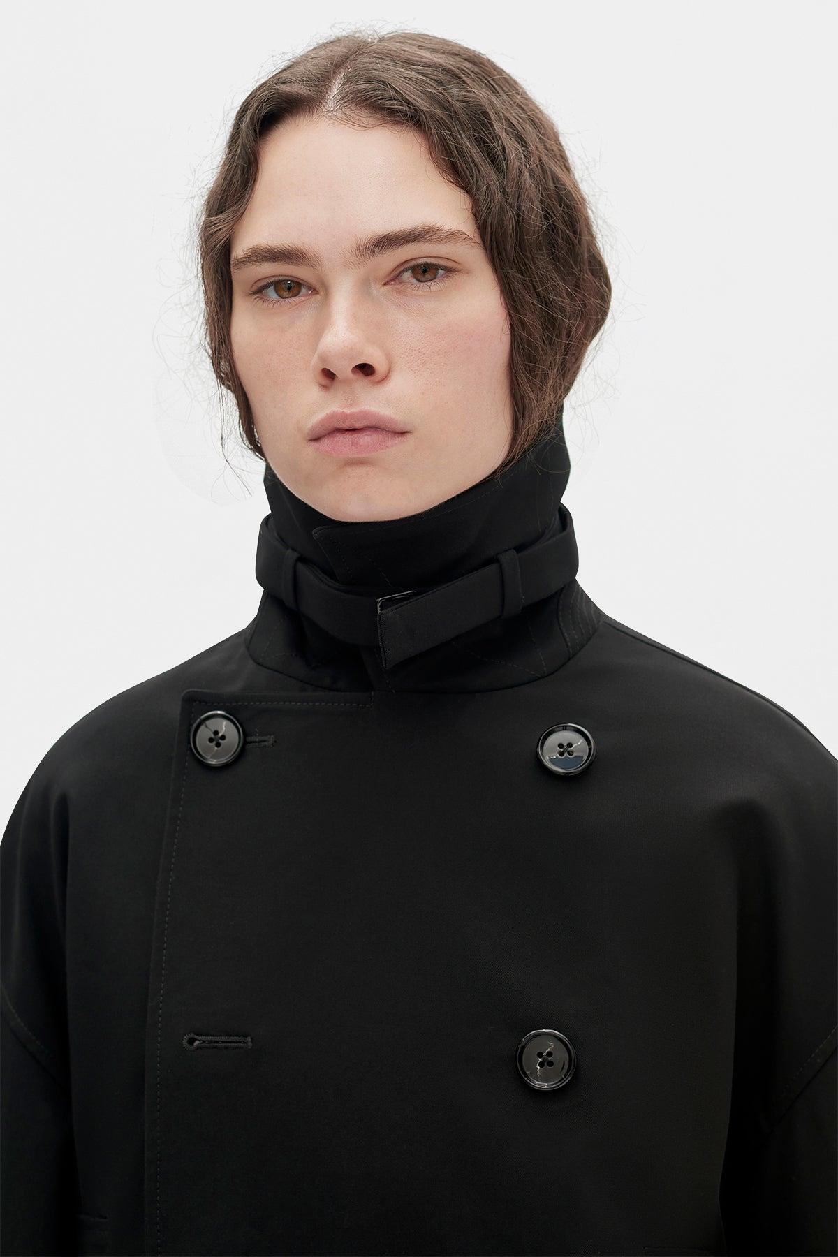 leni Cropped Trench Coat - 5