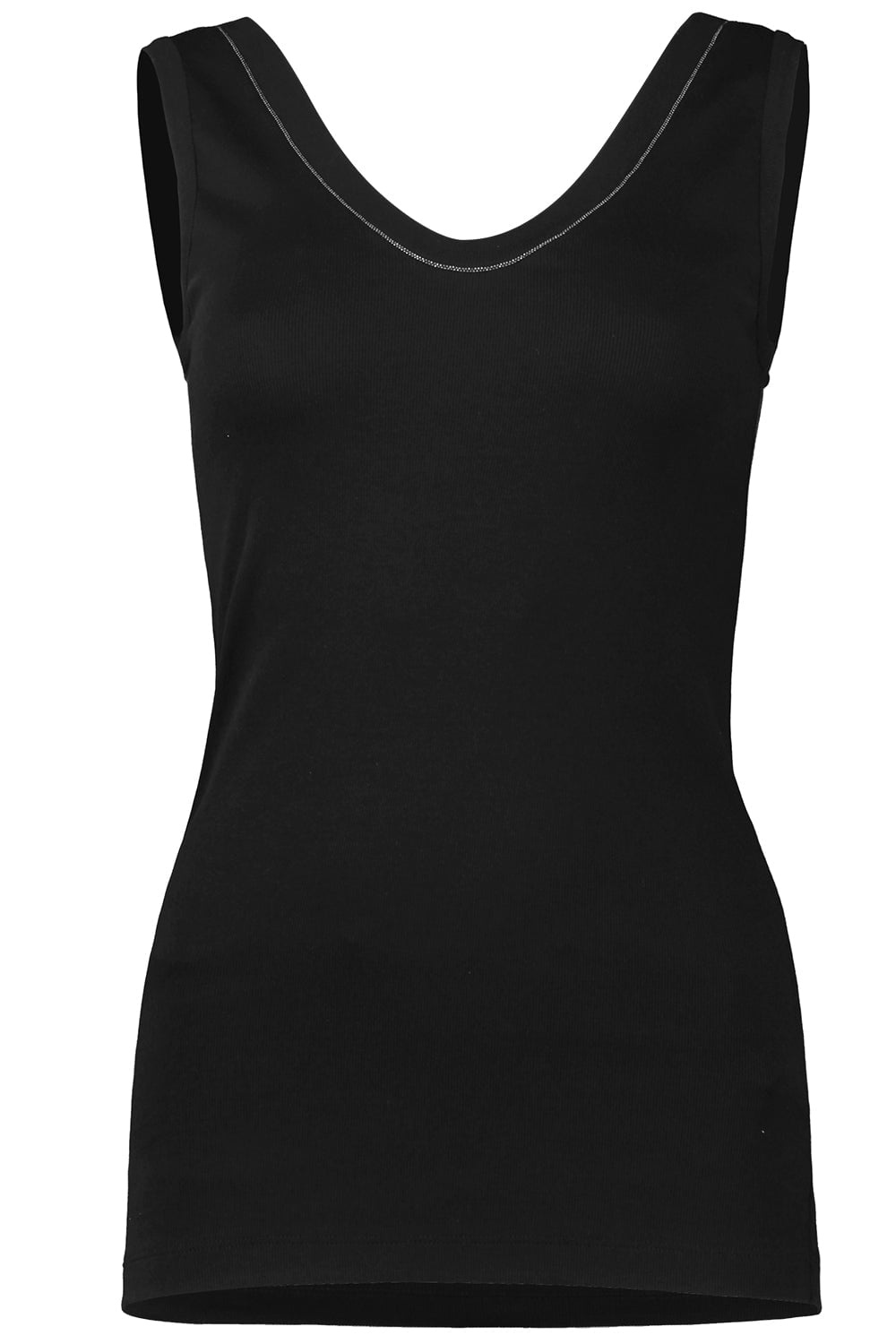 Monili Trim Tank - Black - 1