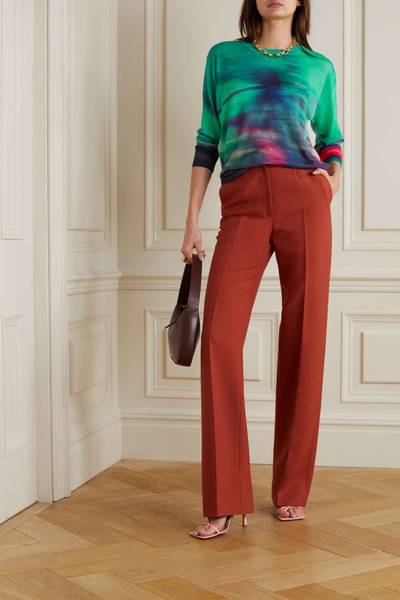 Dries Van Noten Tie-dyed merino wool-blend sweater outlook