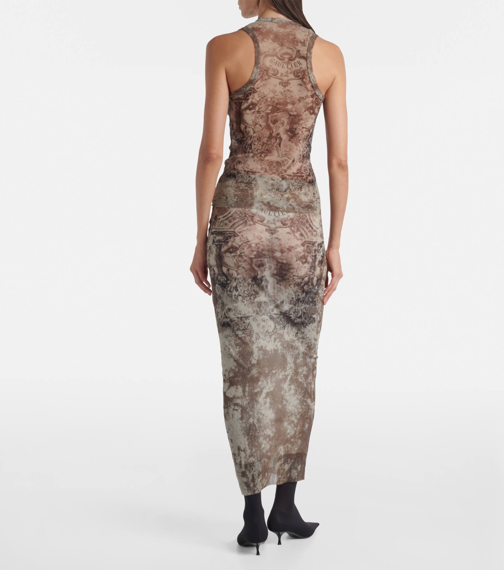 Médallion printed mesh tank top - 3