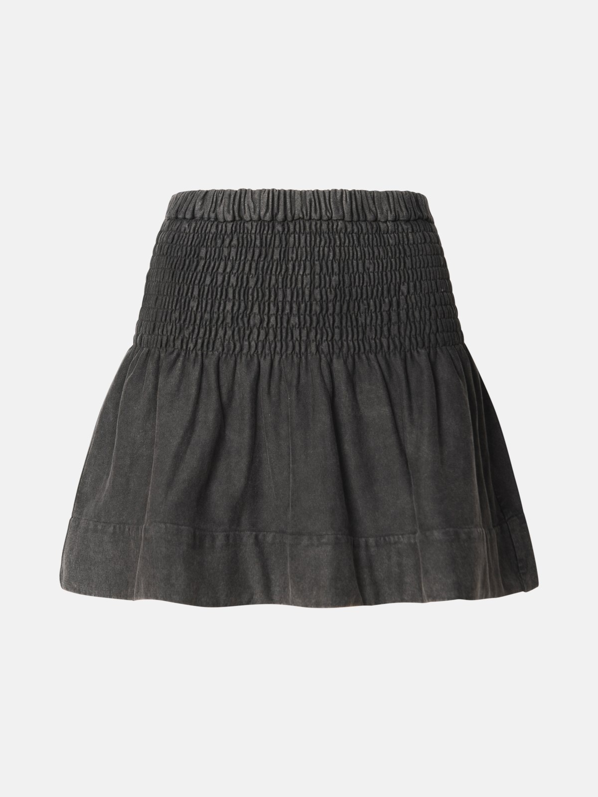 'PACIFICA' GREY COTTON SKIRT - 1