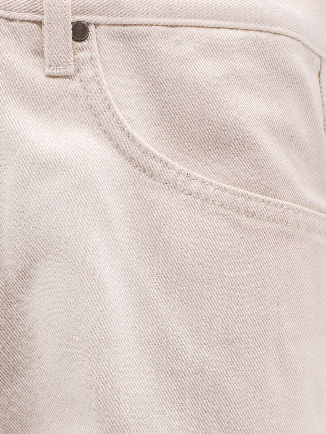 WHITE DENIM TROUSERS - 3