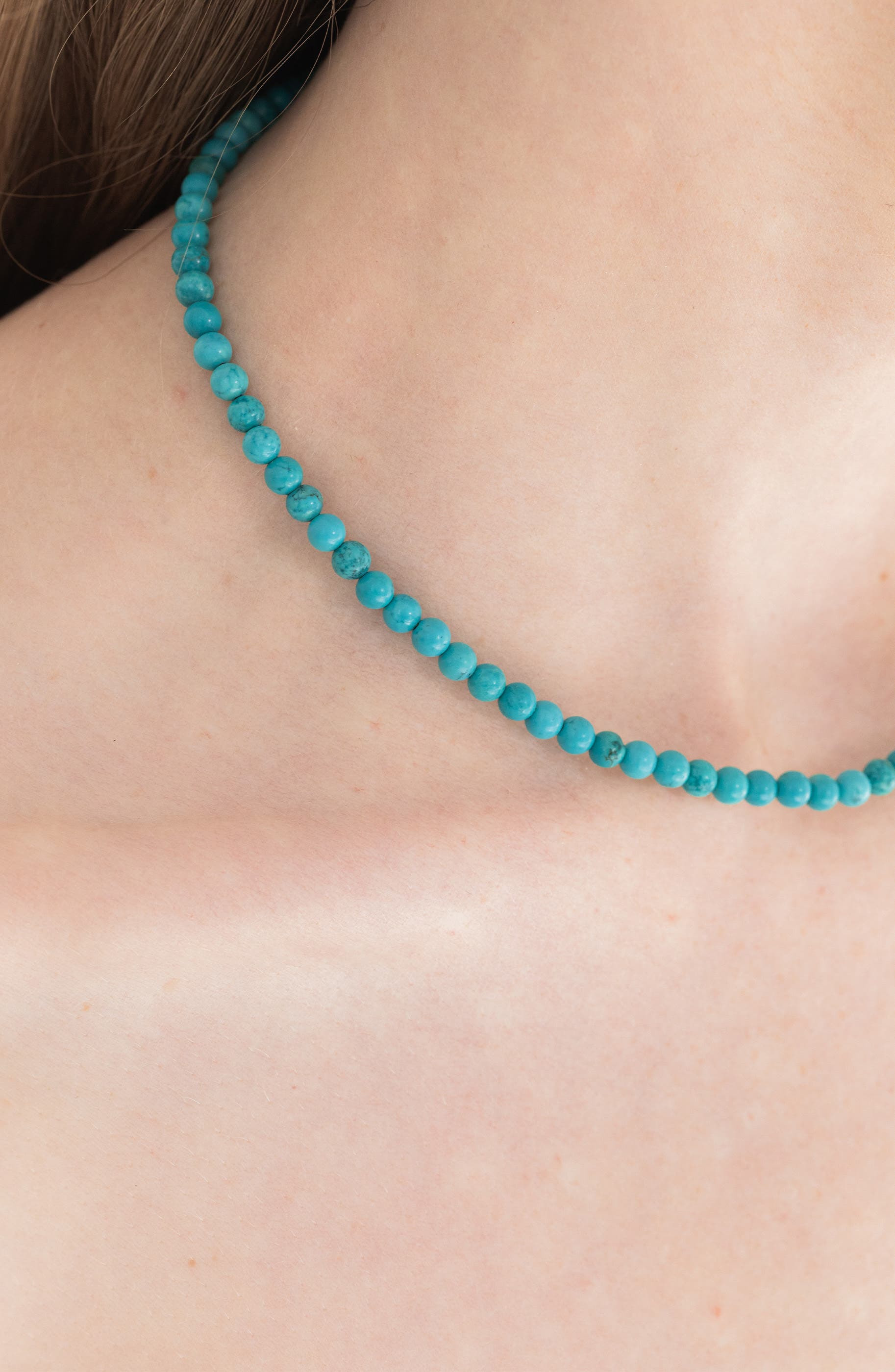 Jennifer Behr Ersa Semiprecious Stone Necklace in Turquioise at Nordstrom - 3