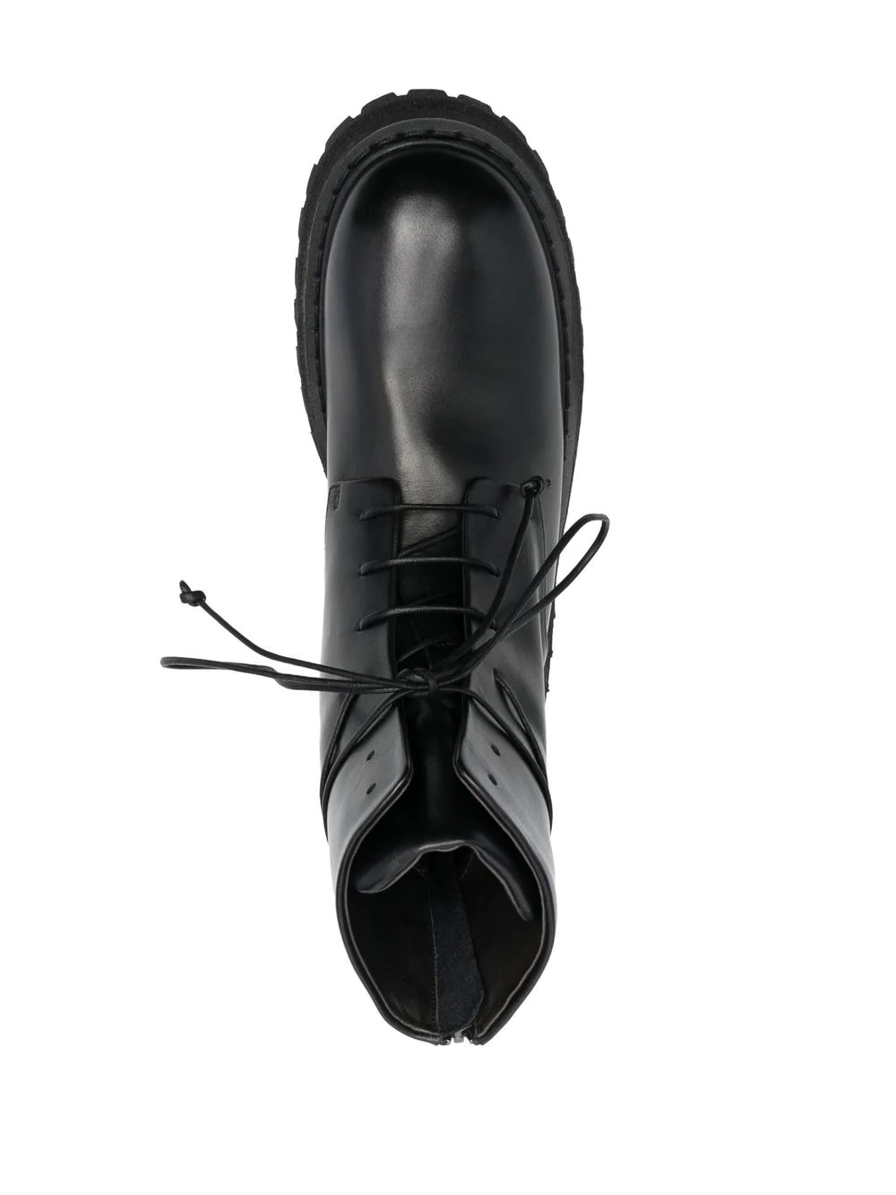 lace-up ankle leather boots - 4