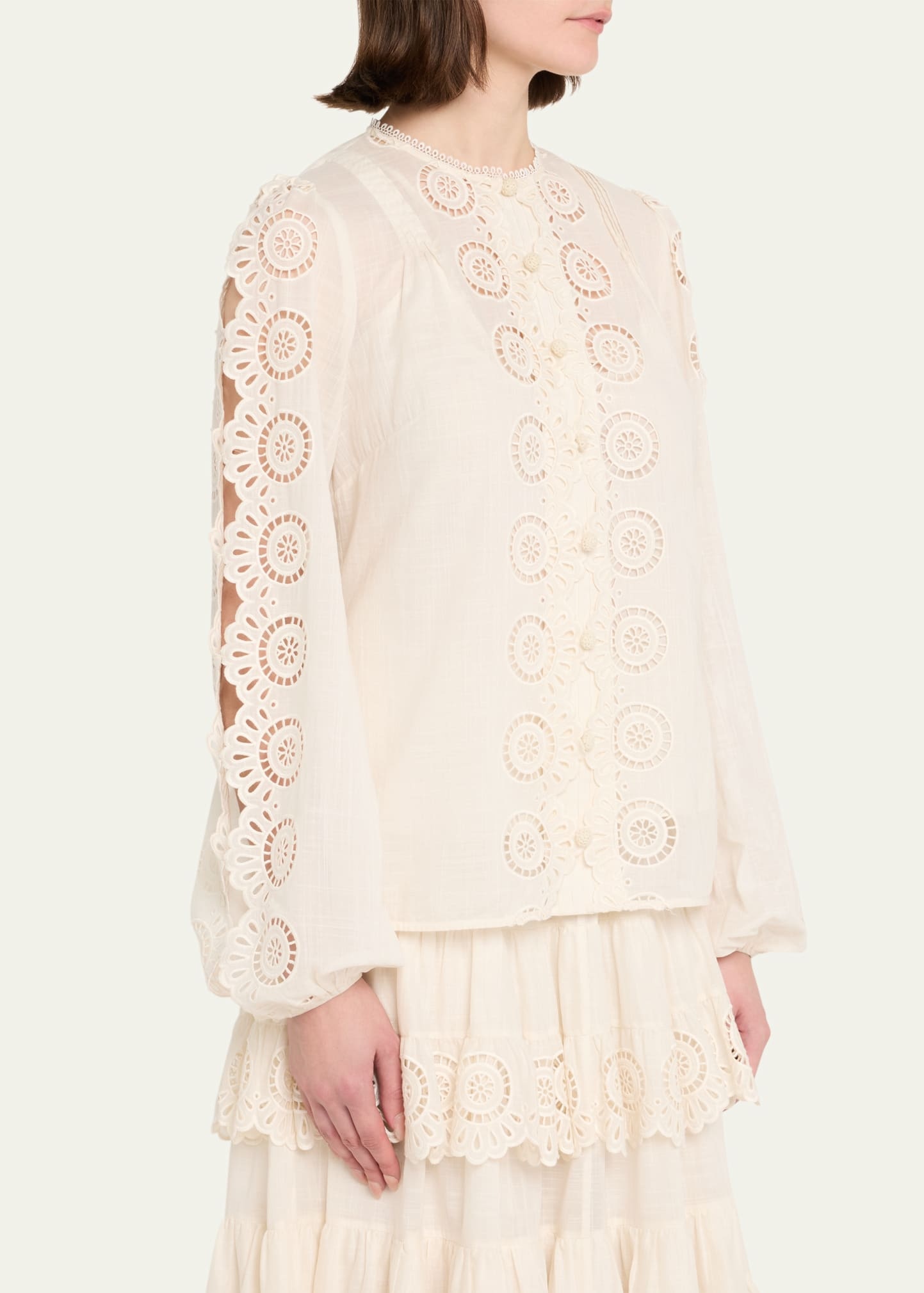 Lucky Embroidered Blouse - 4