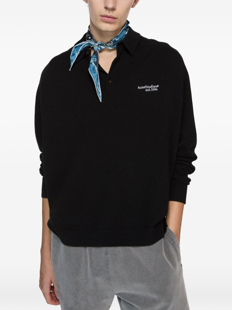 logo-embroidered polo shirt 4