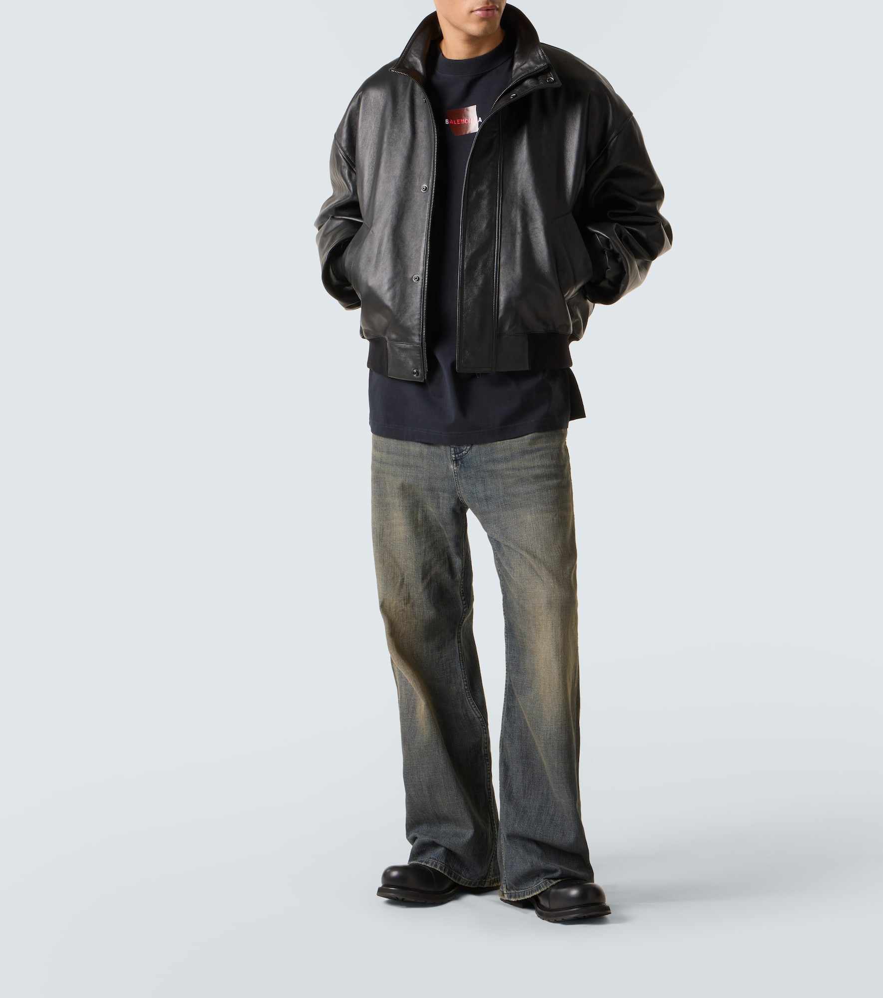 Leather blouson - 2