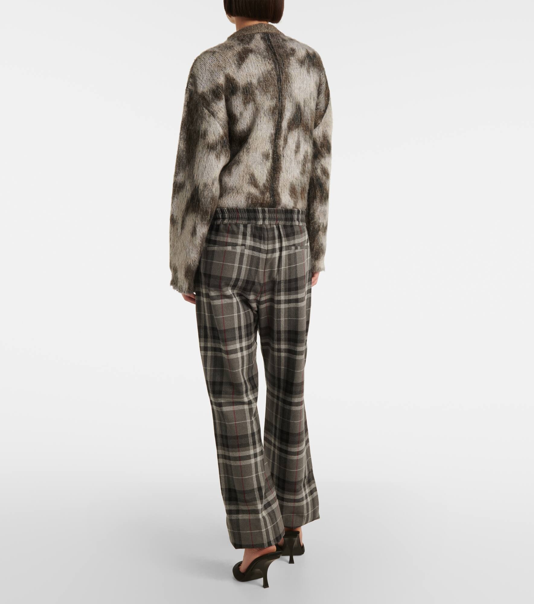 Cotton-blend sweatpants - 3