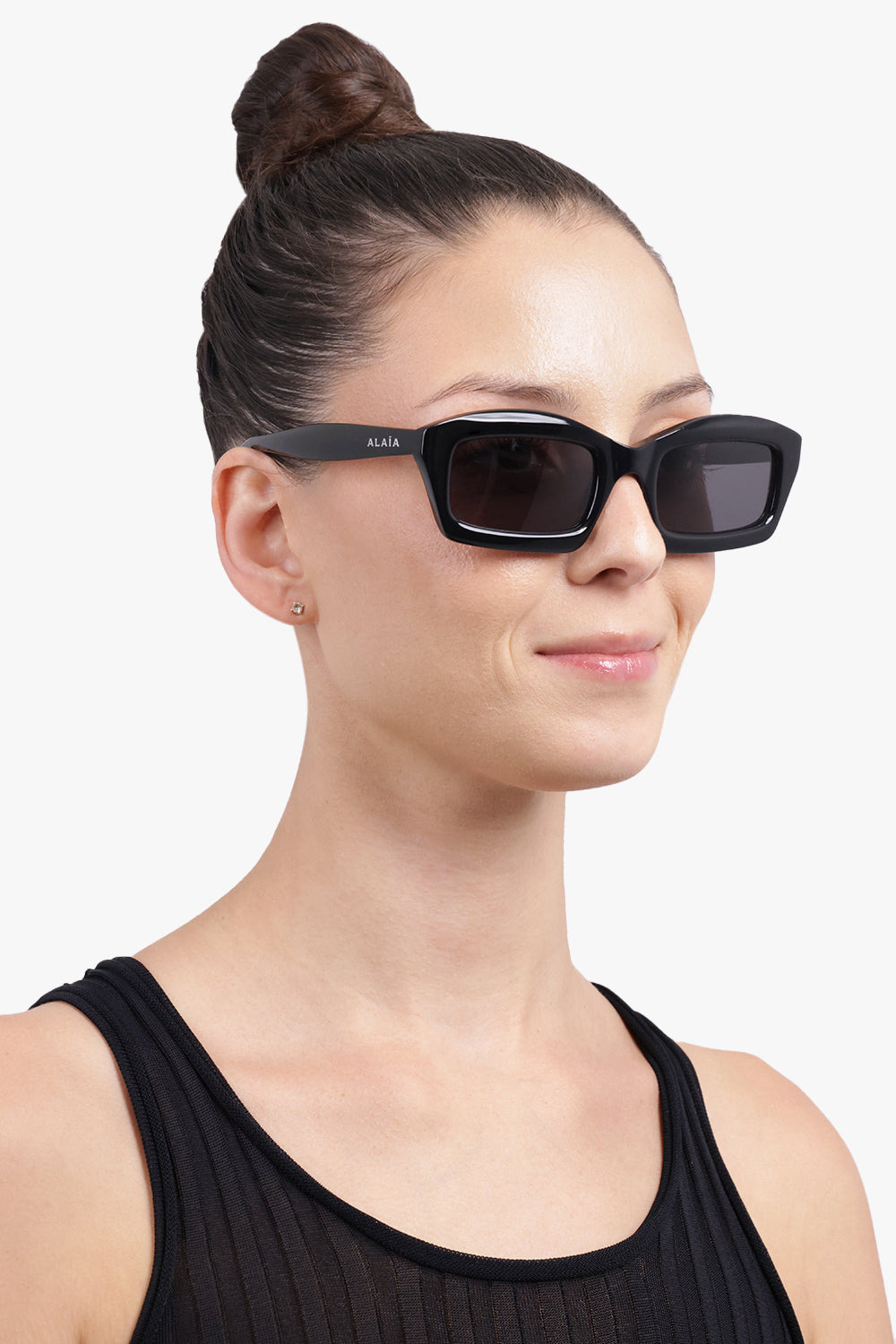 AA0089S GEOMETRIC SUNGLASSES | BLACK - 5