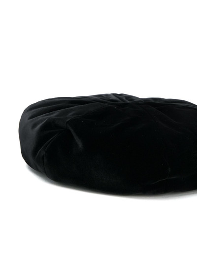 SAINT LAURENT velours beret outlook