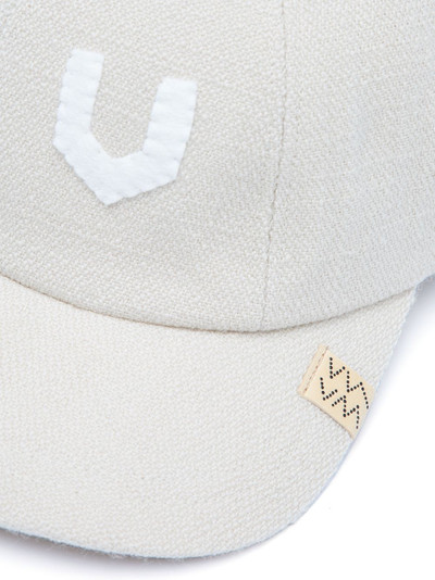 visvim logo-patch cotton cap outlook