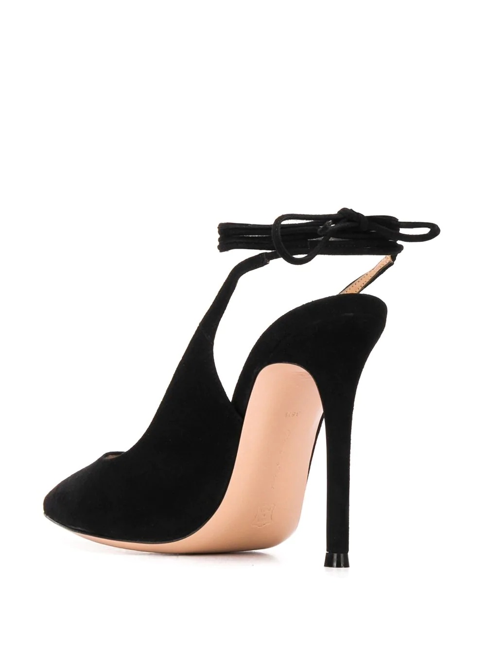 Irene slingback lace-up pumps - 3