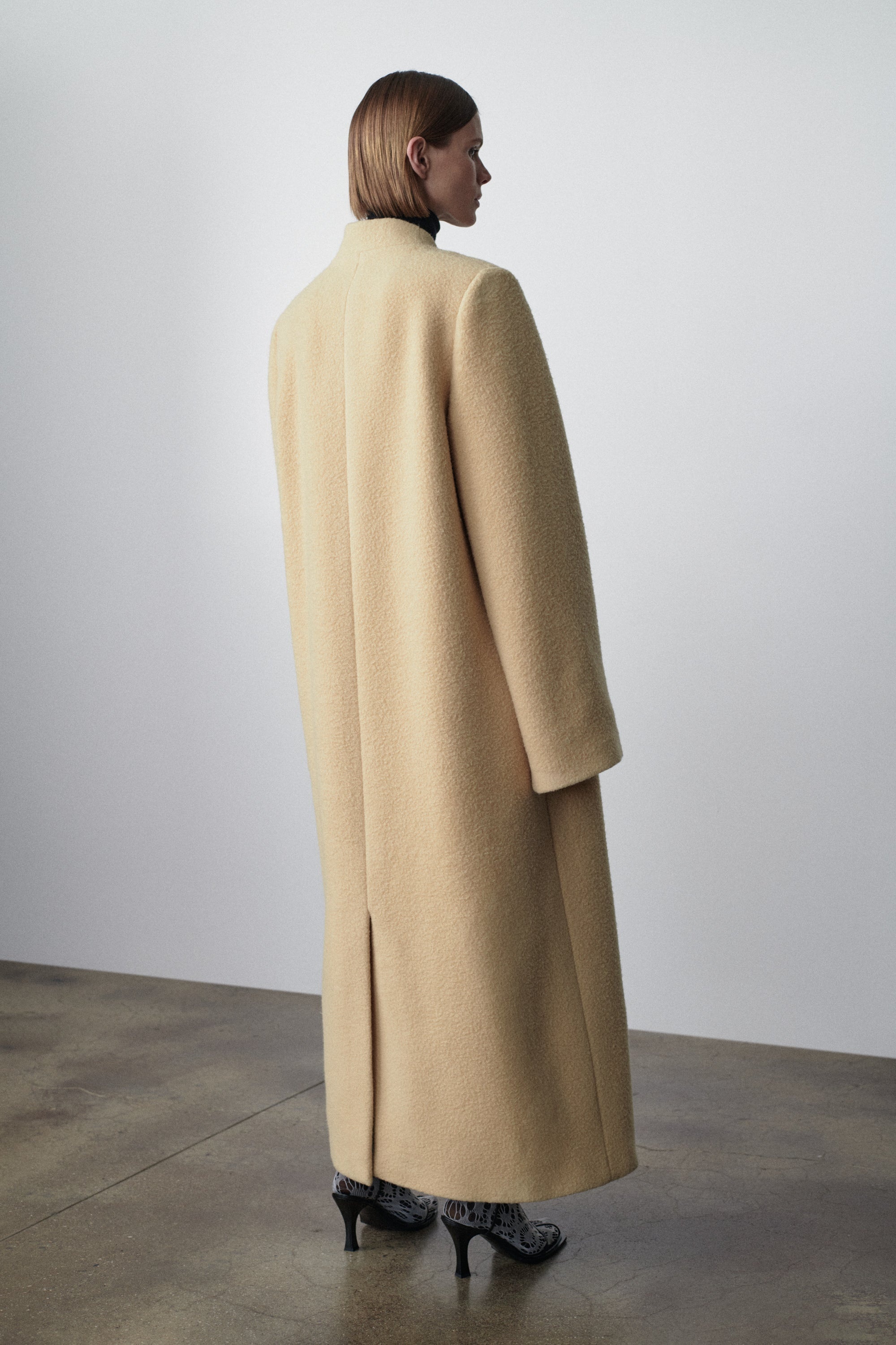Ceren Coat in Alpaca and Cashmere - 5