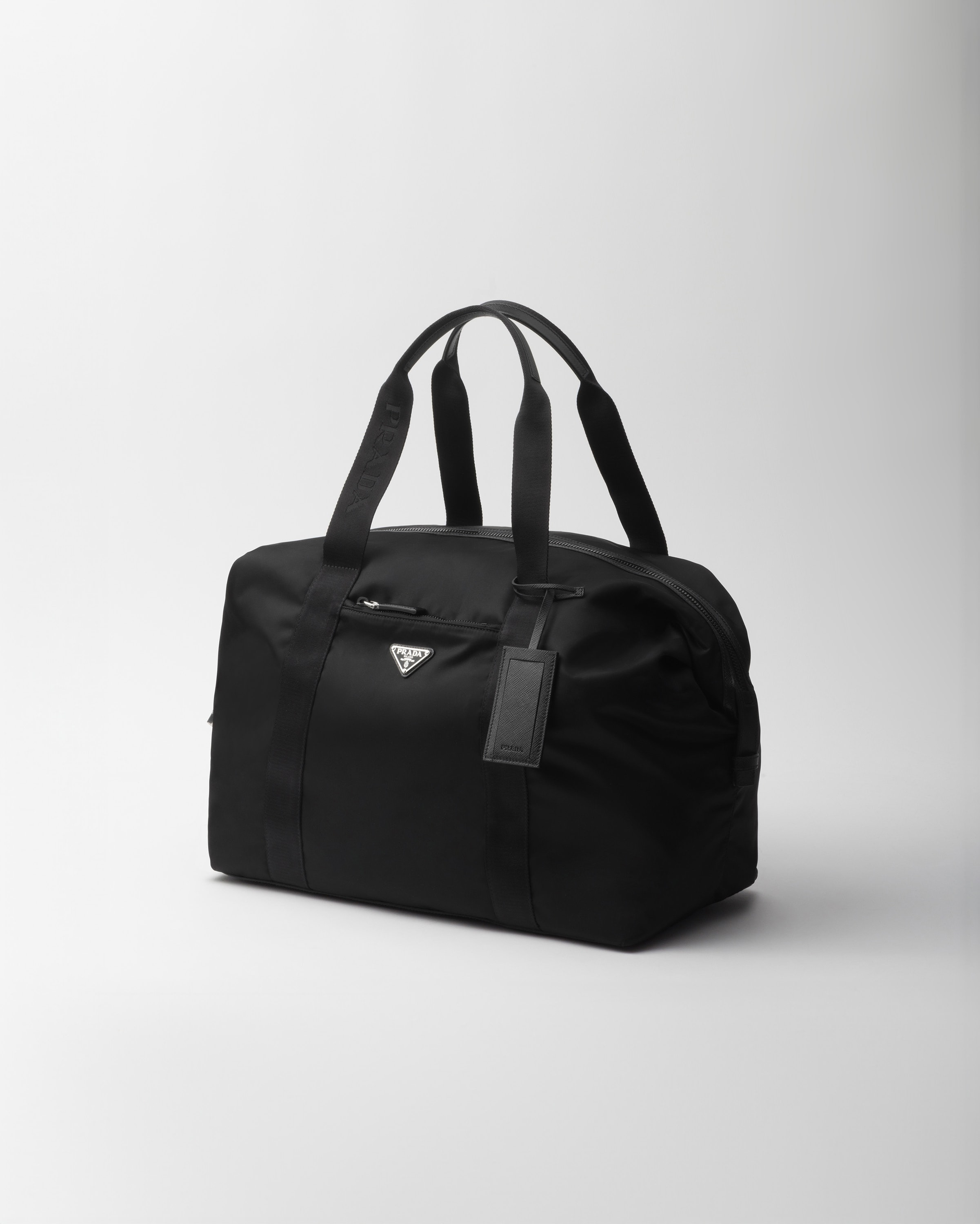 Re-Nylon and Saffiano leather duffle bag - 2