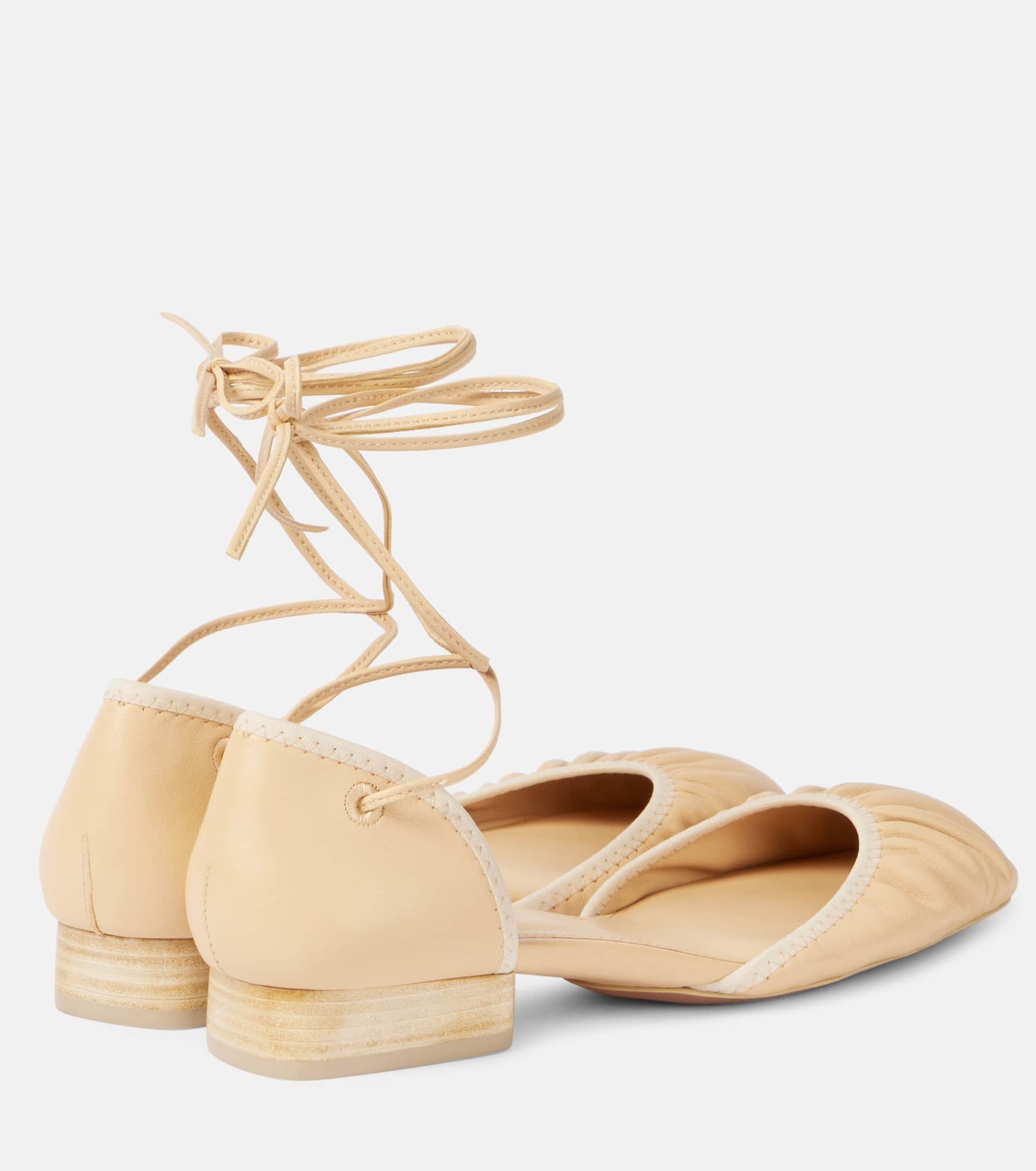 Leather ballet flats - 2