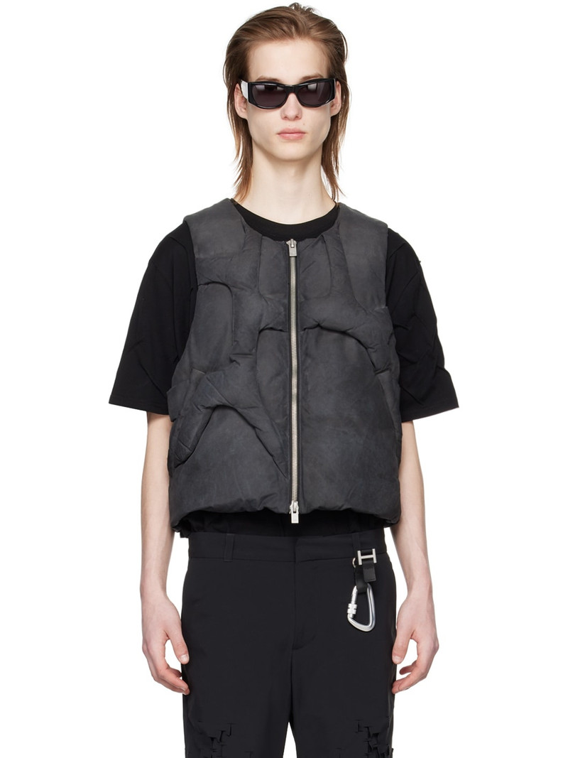 Black Diffusion Down Vest 1