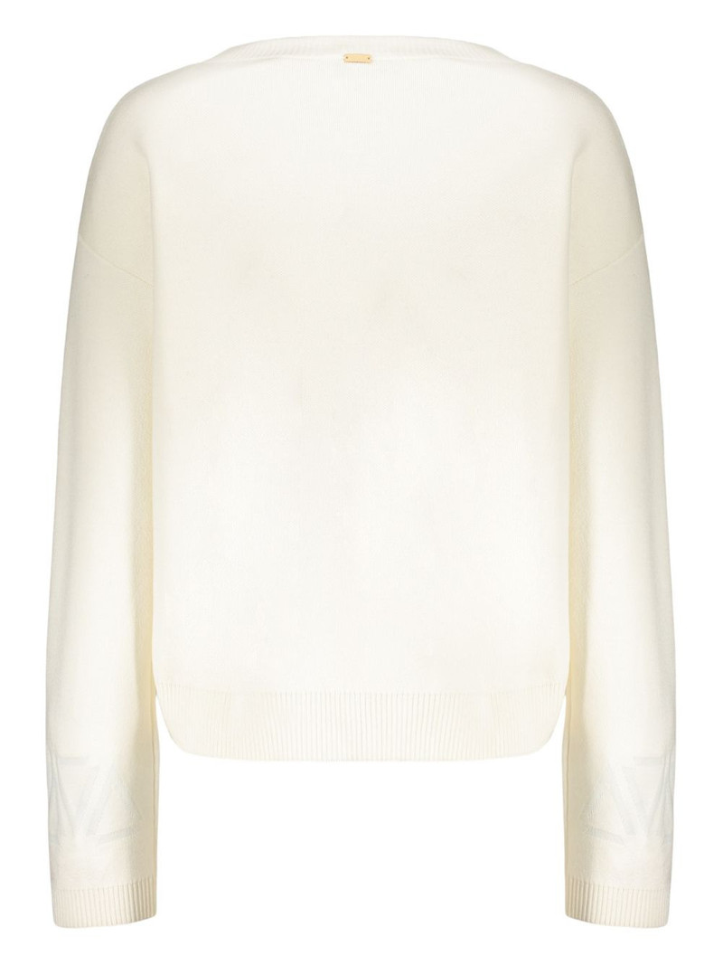 Herno crew-neck cropped sweater outlook
