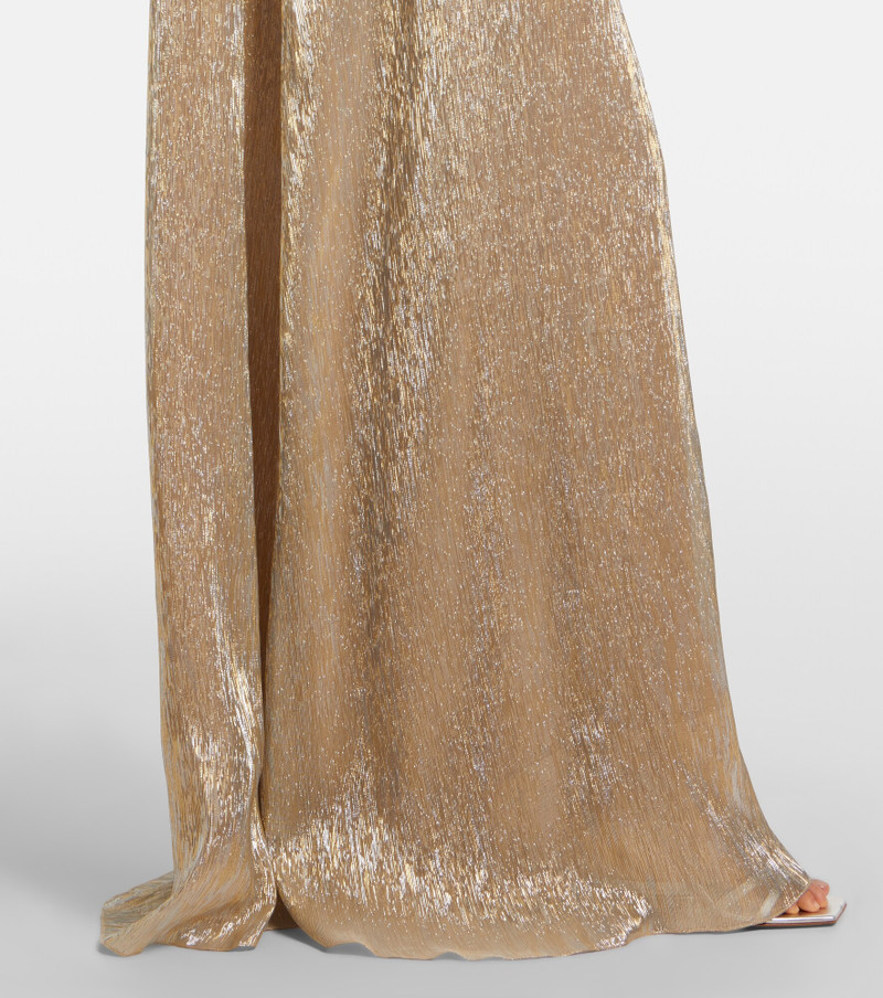 Embellished silk-blend gown 5
