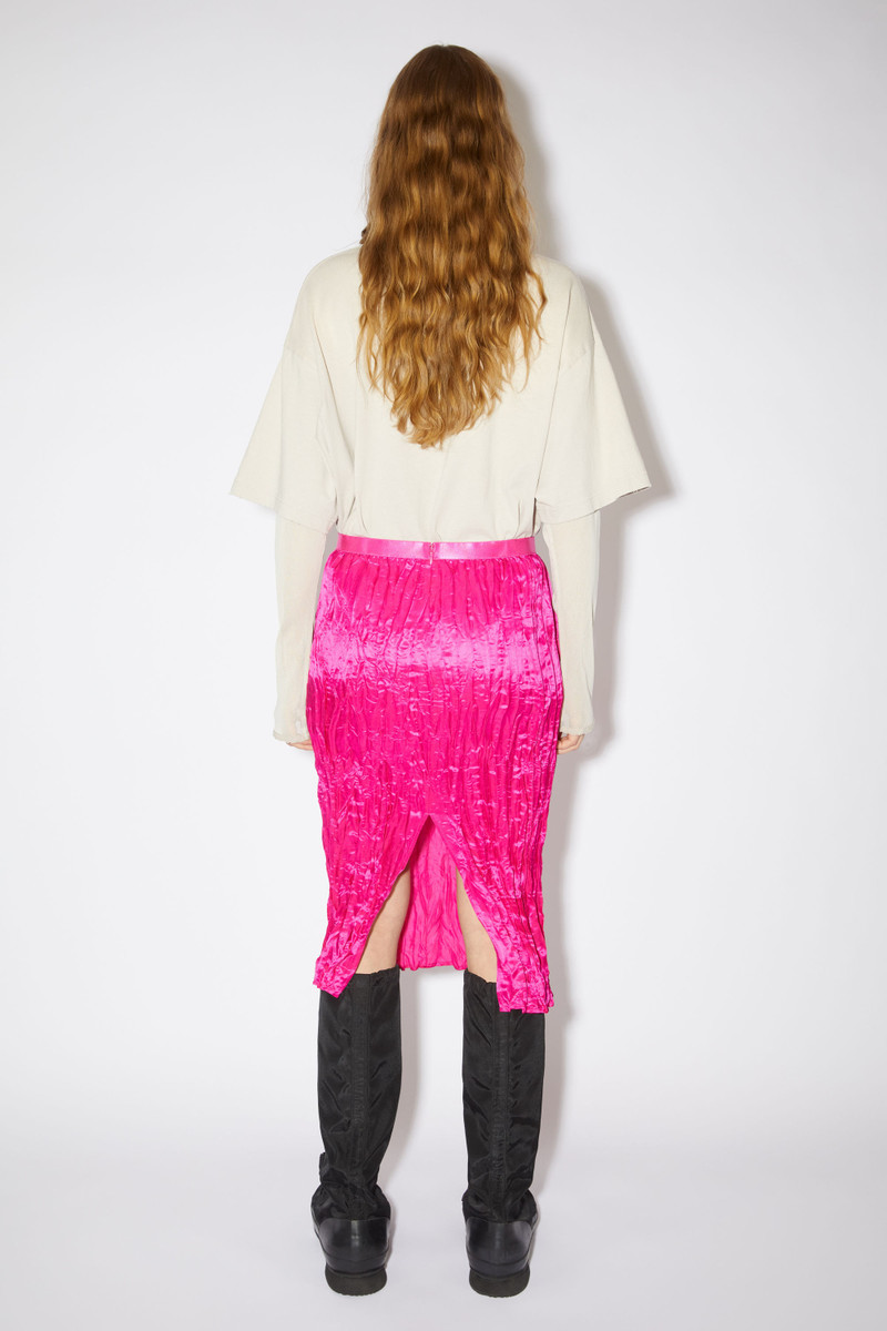 Satin skirt - Fuchsia pink 3